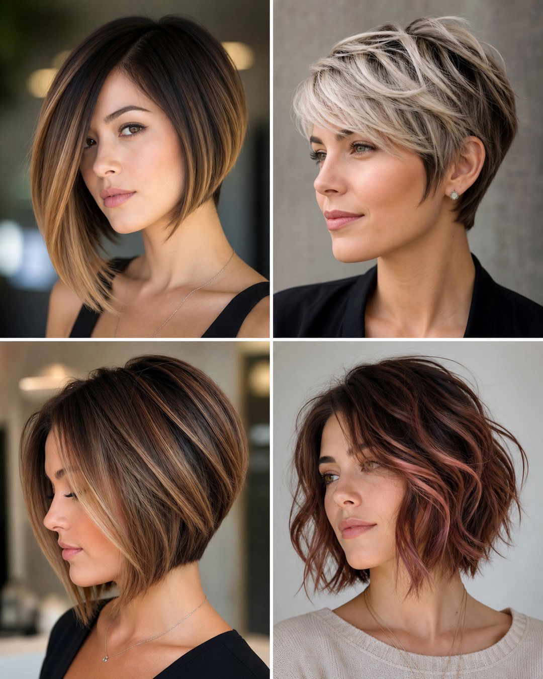 25 Flattering Short Hairstyles for Round Faces Over 50
