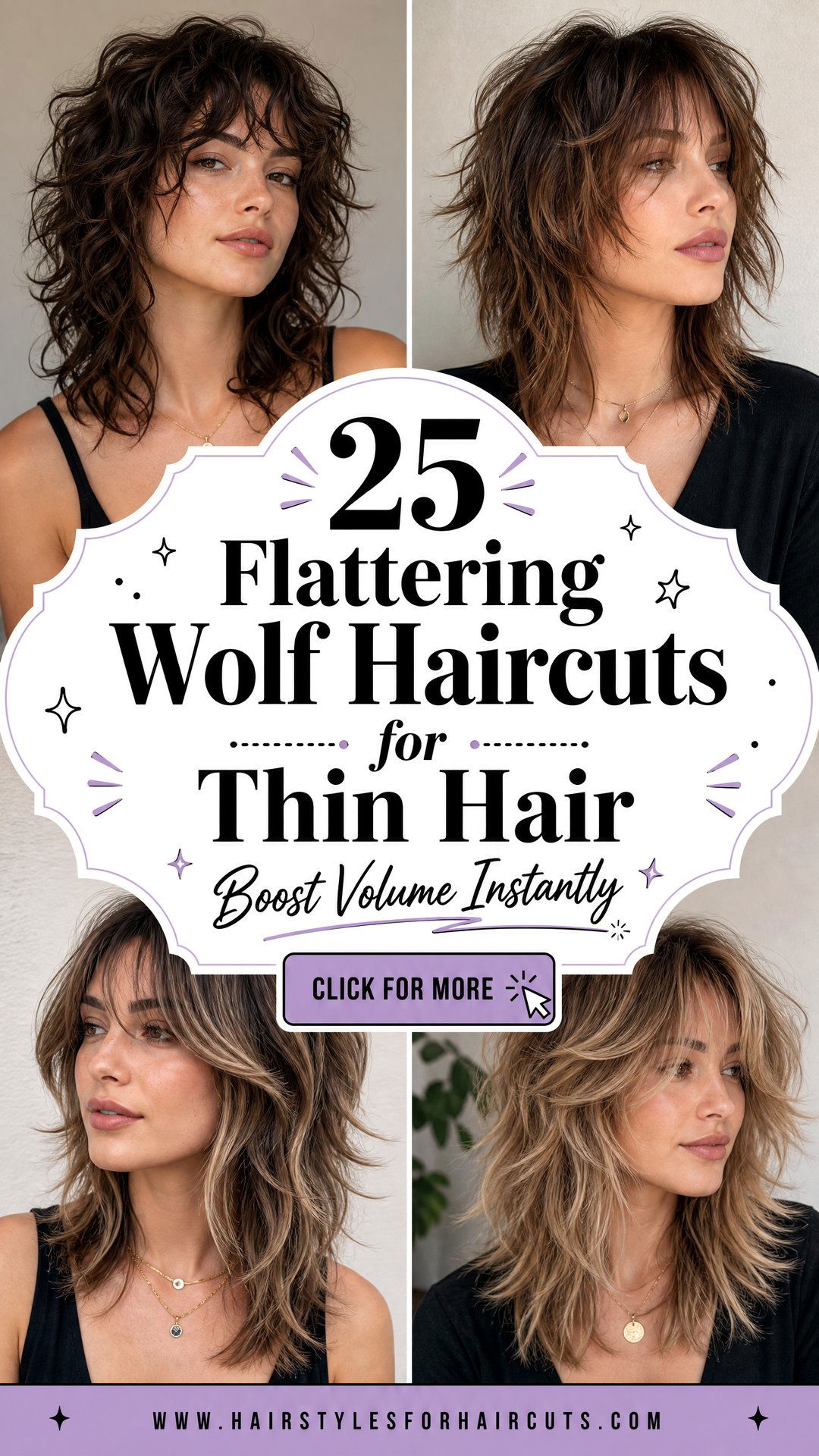 25 Flattering Wolf Haircuts for Thin Hair to Boost Volume - 25 Flattering Wolf Haircuts for Thin Hair to Boost Volume