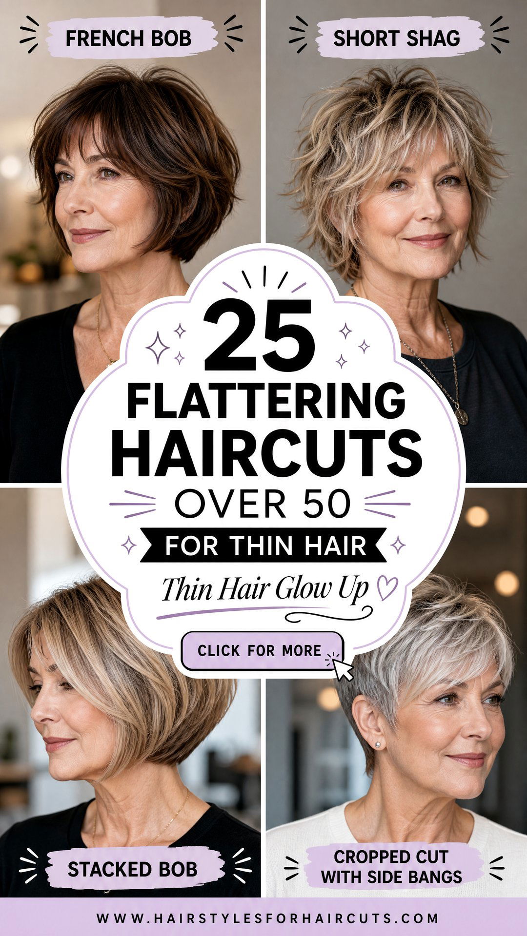 25 Flattering Womens Haircuts Over 50 for Thin Hair - 25 Flattering Women’s Haircuts Over 50 for Thin Hair