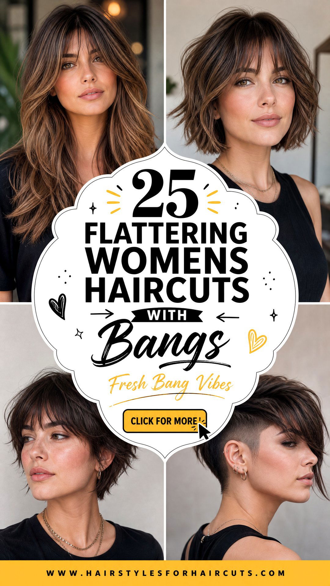 25 Flattering Womens Haircuts With Bangs to Try - 25 Flattering Womens Haircuts With Bangs to Try