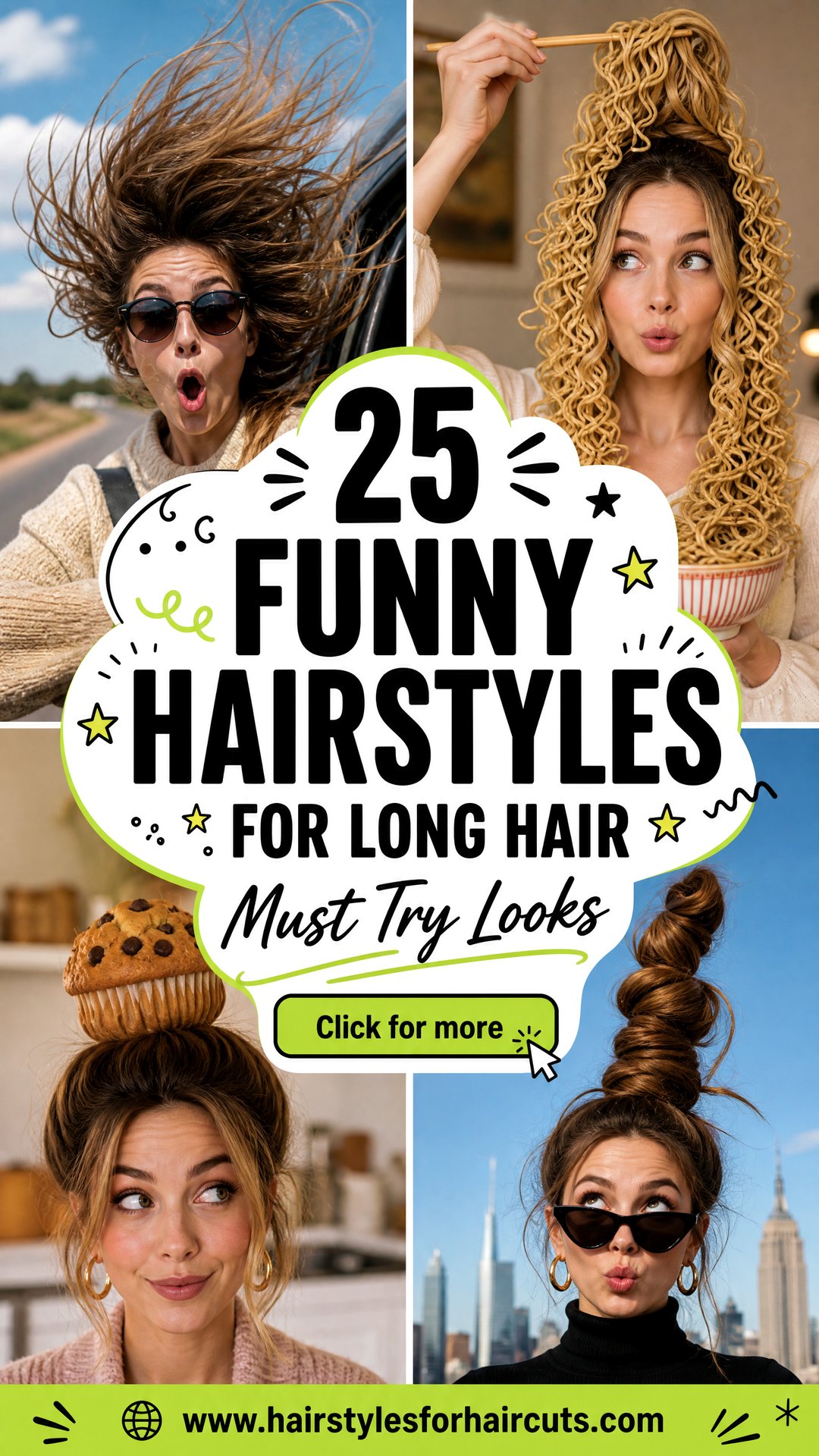 25 Funny Hairstyles for Long Hair You Must Try - 25 Funny Hairstyles for Long Hair You Must Try