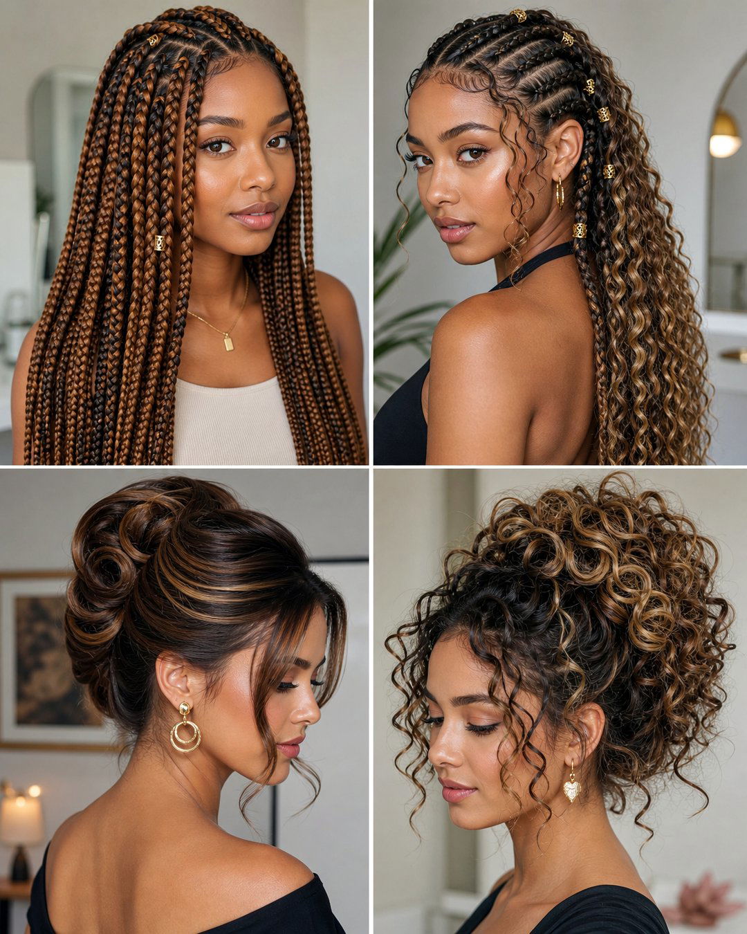25 Gentle Low Tension Hairstyles for Natural Hair