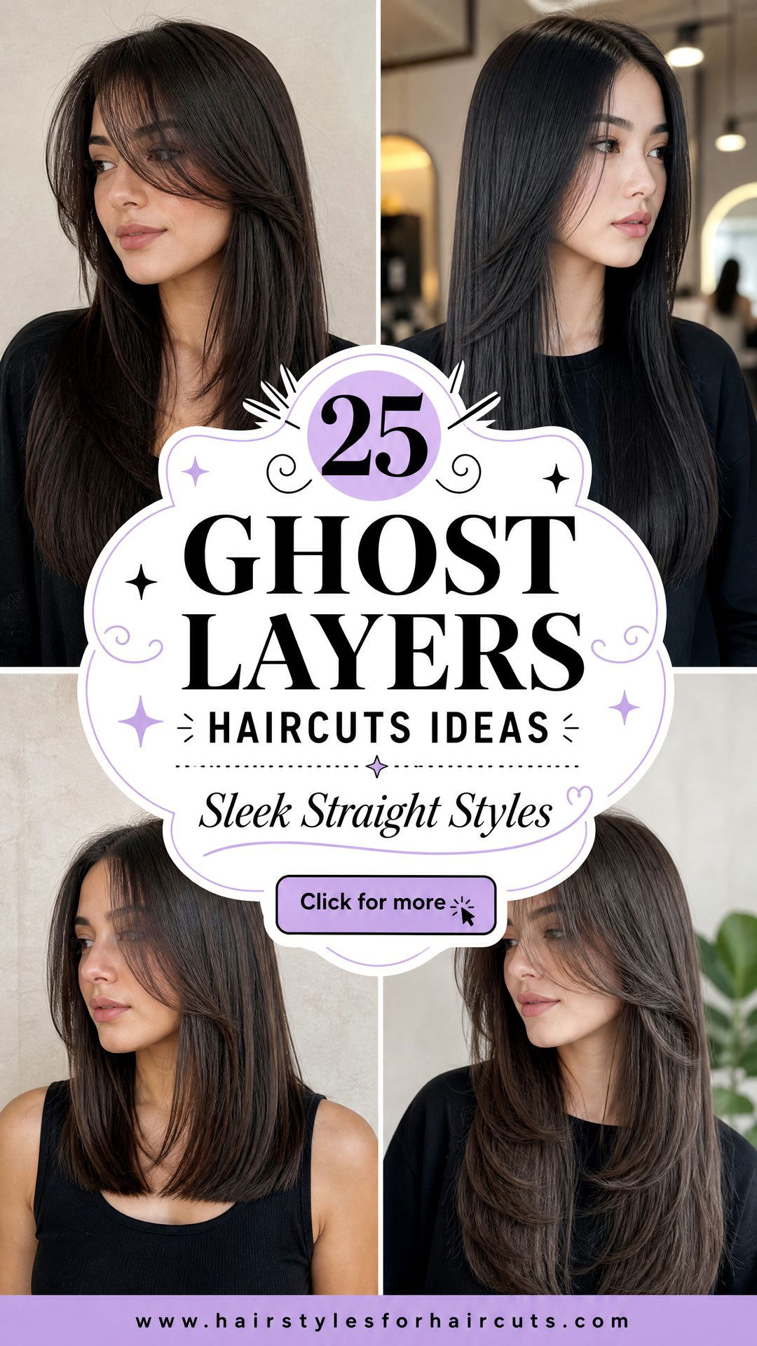 25 Ghost Layers Haircuts for Straight Hair Top Styles - 25 Ghost Layers Haircuts for Straight Hair: Top Styles