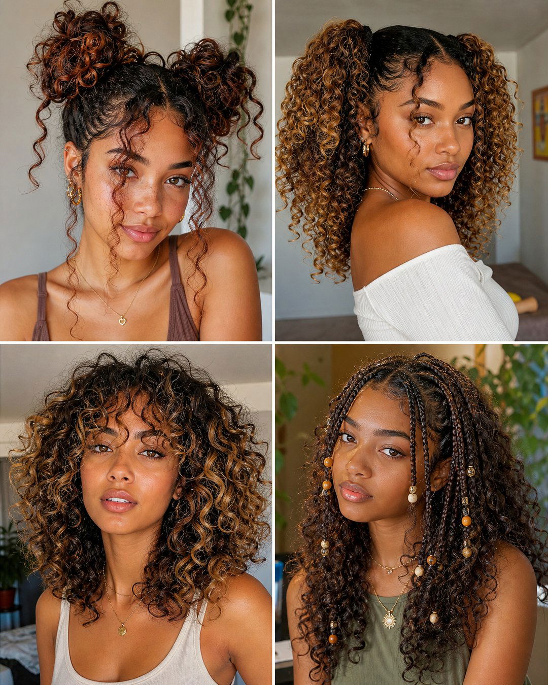 25 Girls Hairstyles for Curly Hair Cute and Easy Looks