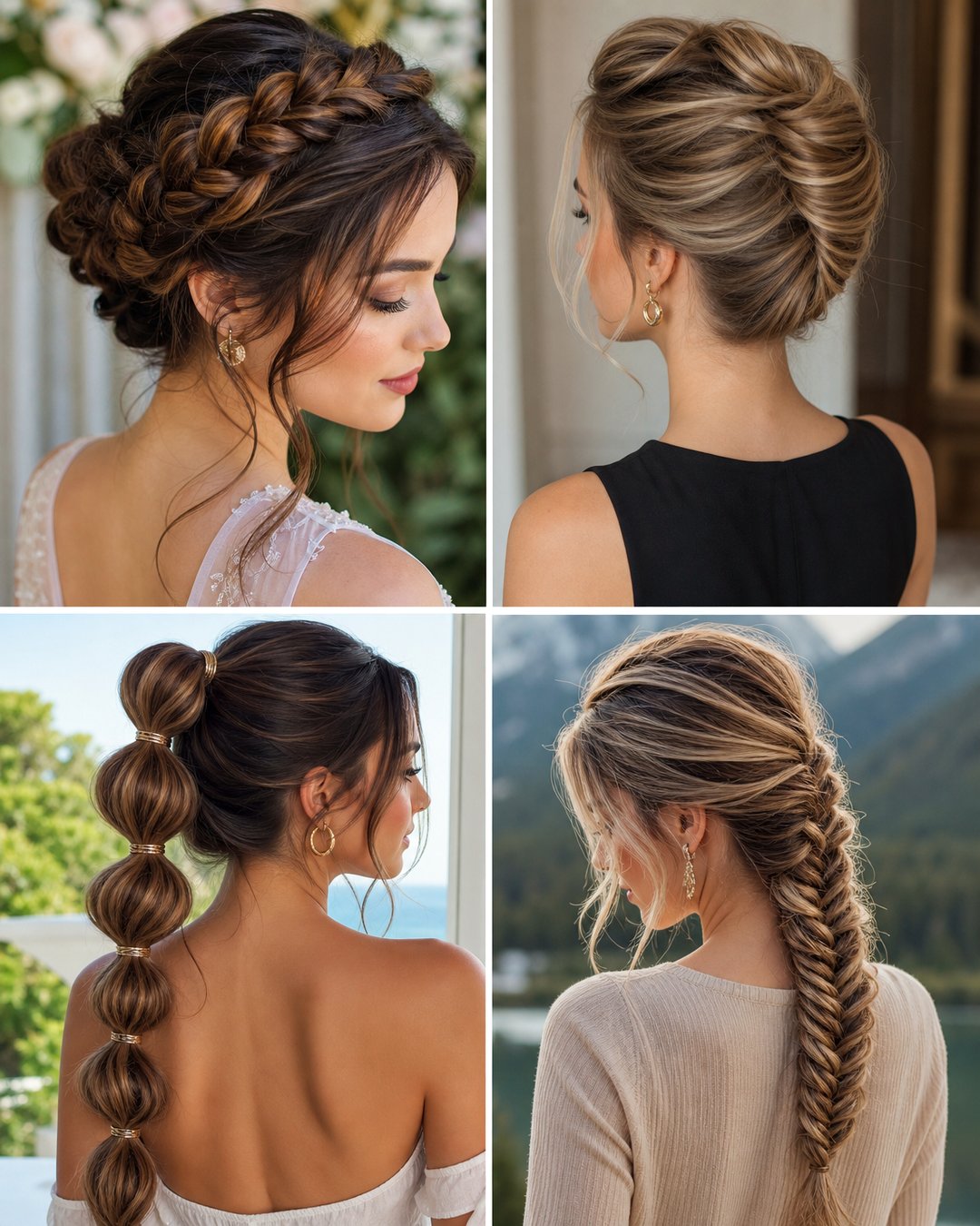 25 Glam Christmas Party Hairstyles for Long Hair