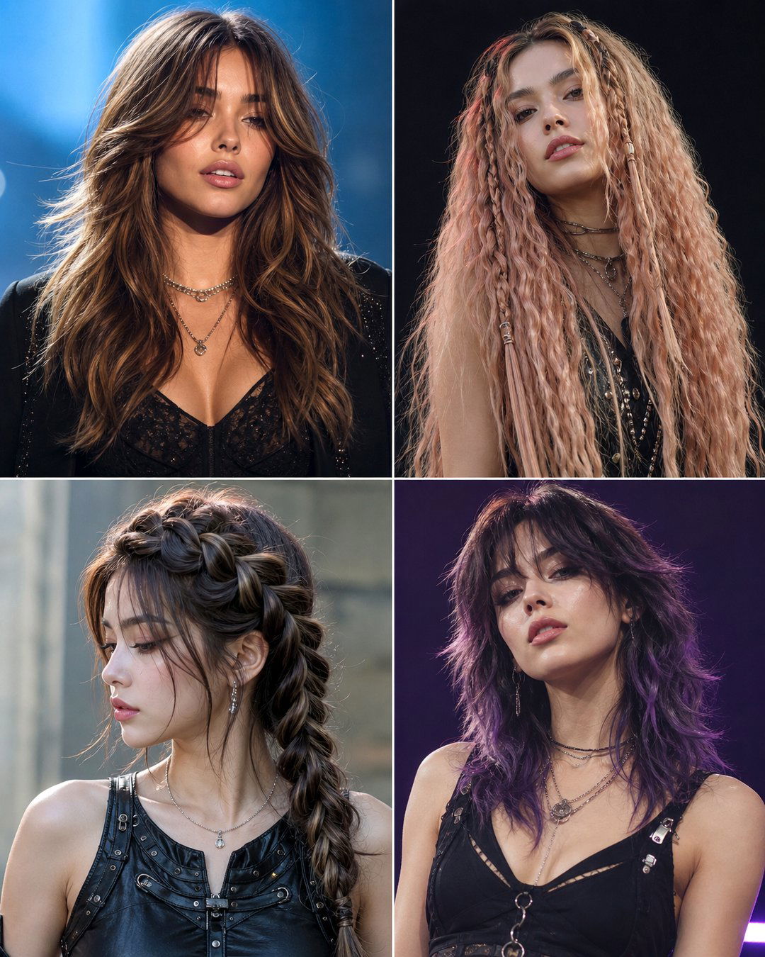 25 Glam Concert Hairstyles for Long Hair to Try