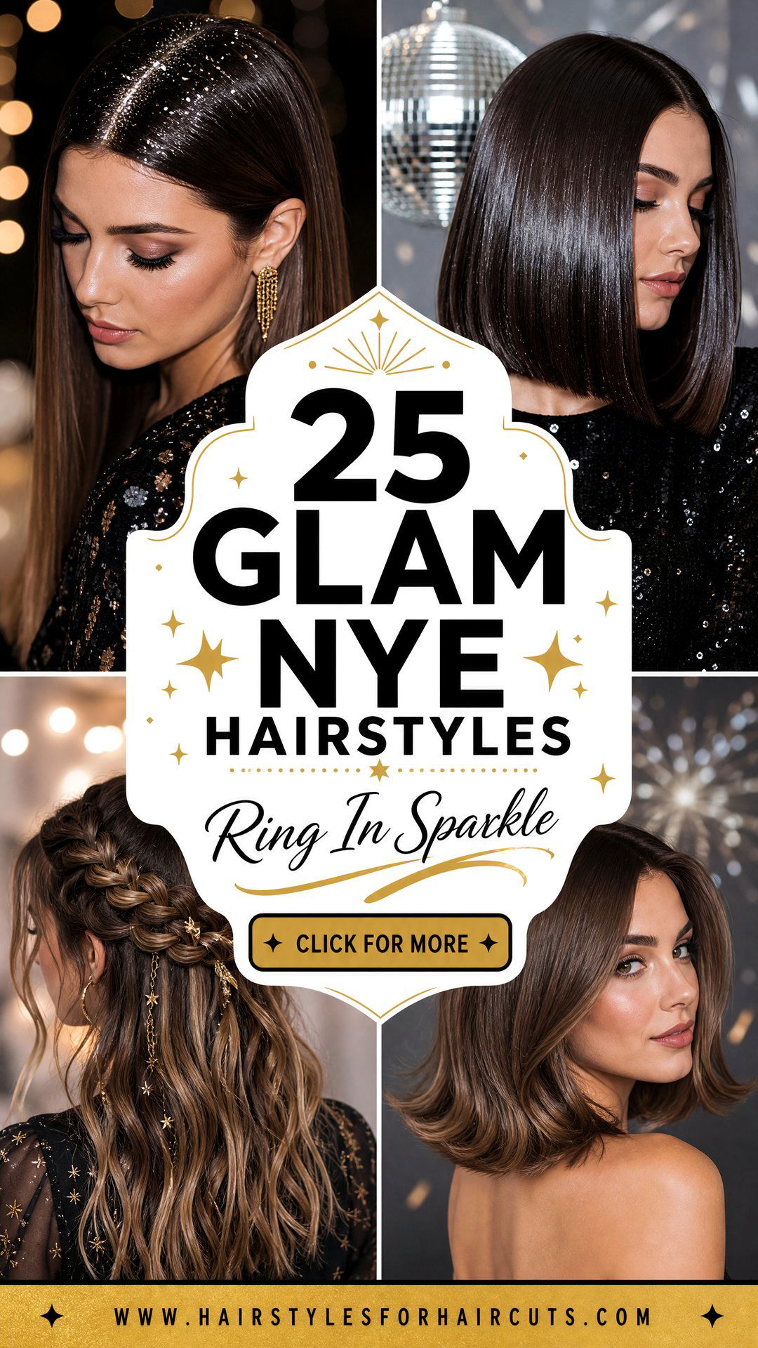 25 Glam NYE Hairstyles to Ring in the New Year - 25 Glam NYE Hairstyles to Ring in the New Year