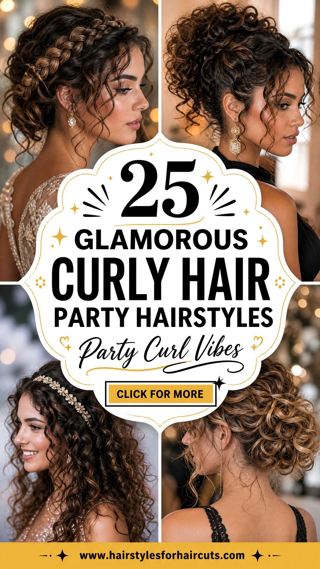 25 Glamorous Curly Hair Party Hairstyles to Try - 25 Glamorous Curly Hair Party Hairstyles to Try