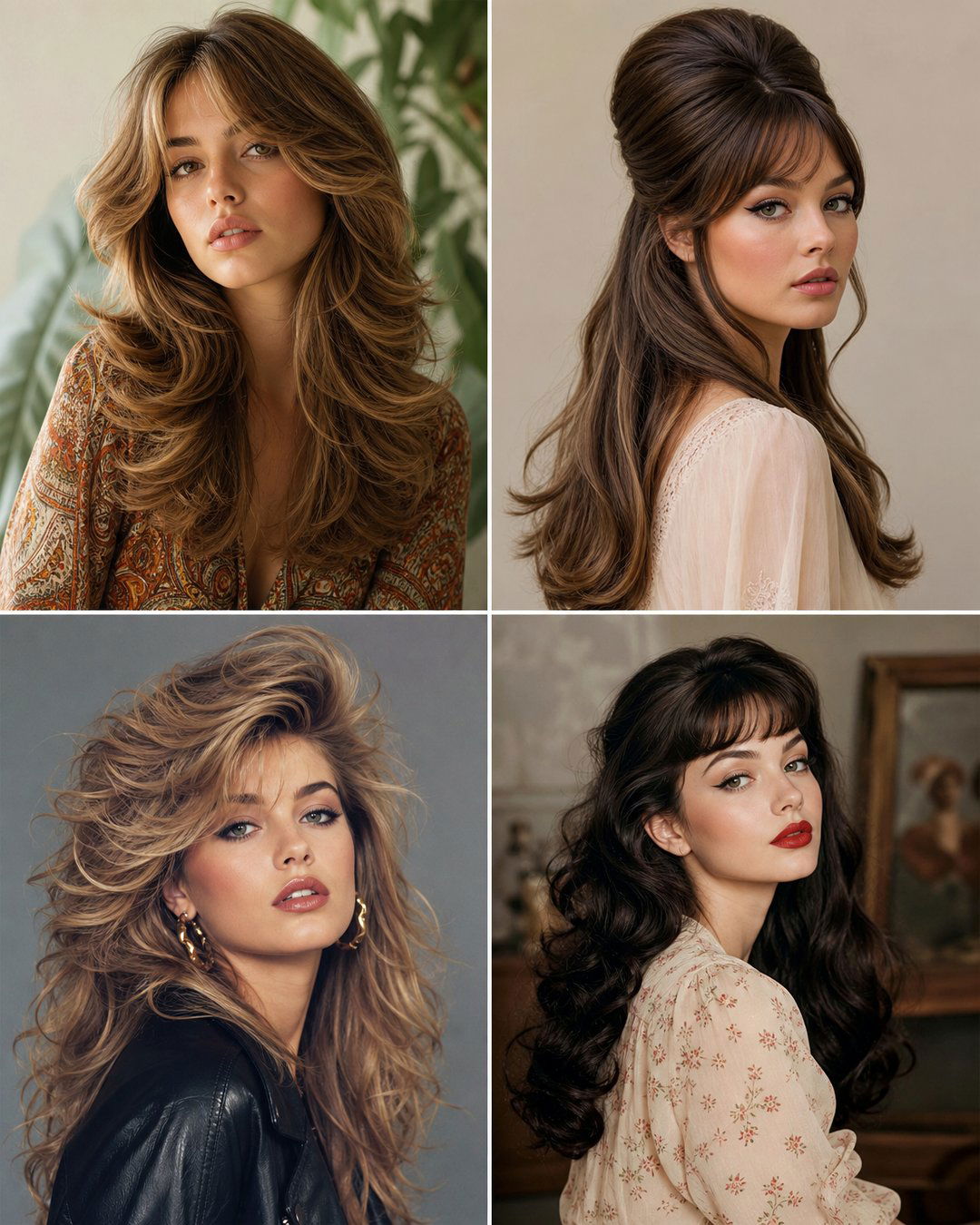 25 Glamorous Long Hair Retro Hairstyles to Try Today