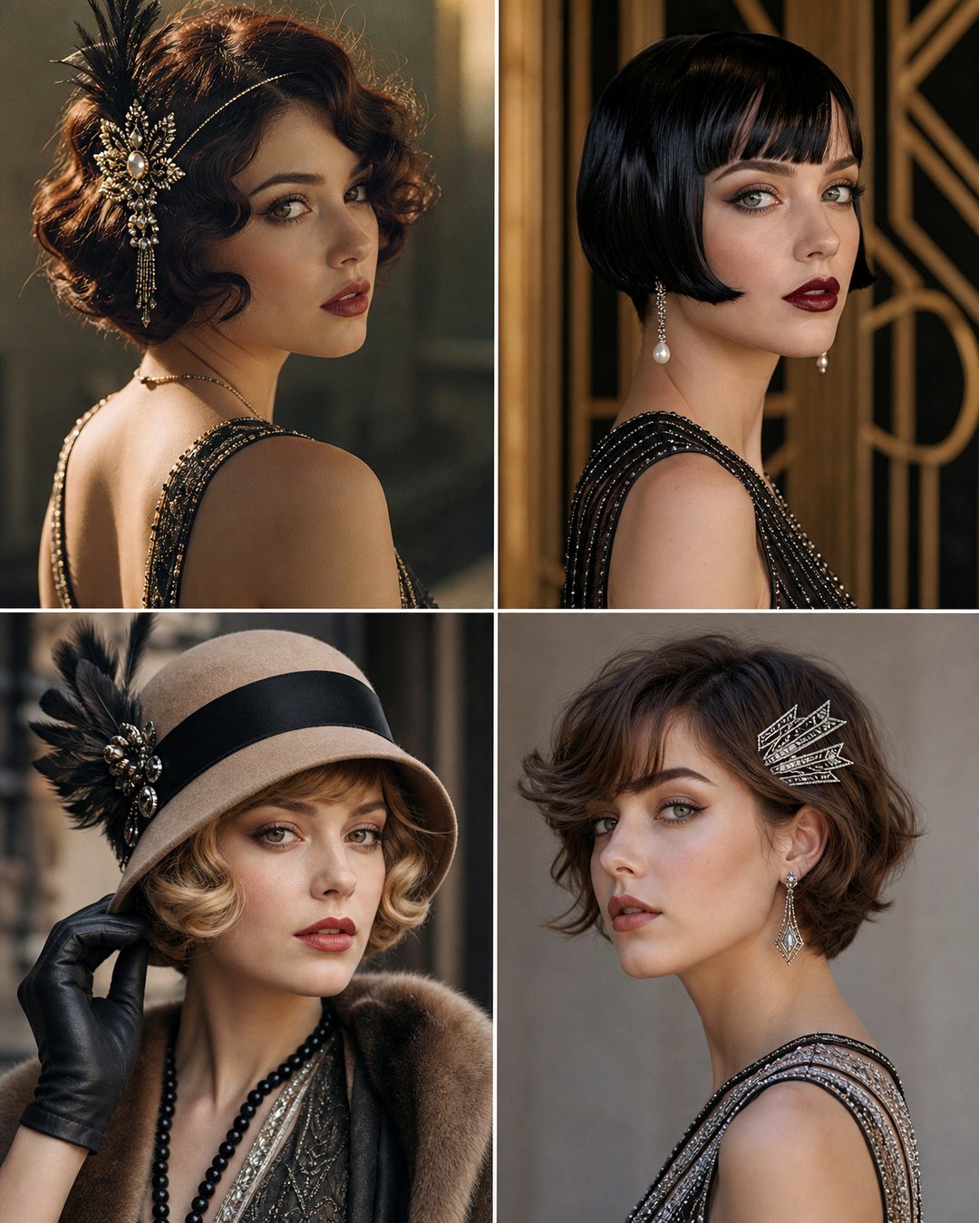25 Glamorous Short Hair Great Gatsby Hairstyles