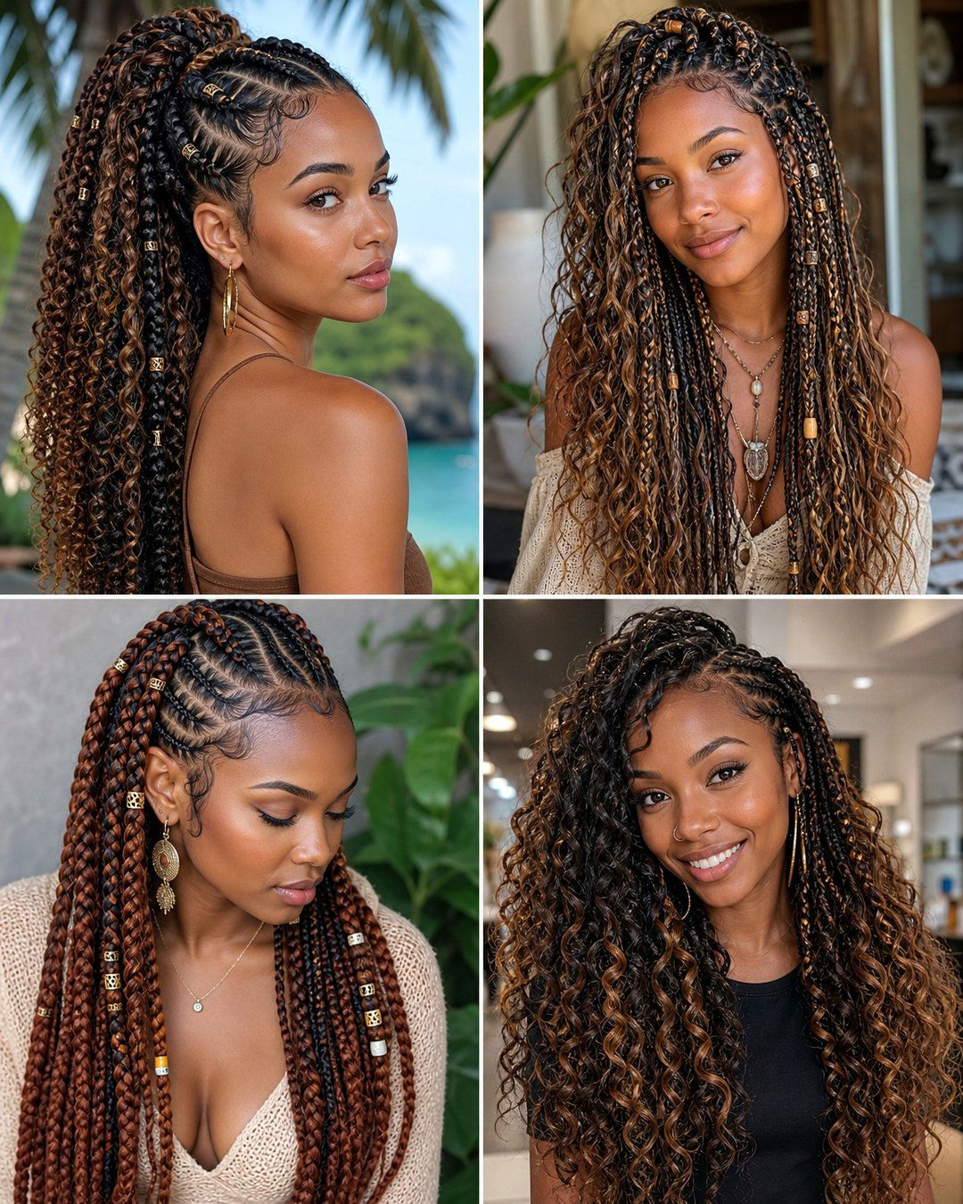 25 Goddess Braid Hairstyles for Black Hair Beauties