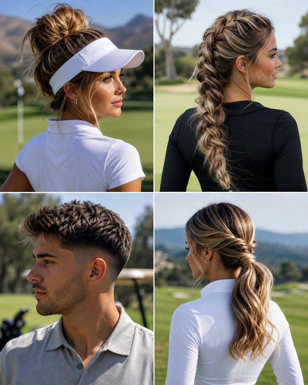25 Golf Hairstyles That Look Stylish on the Course