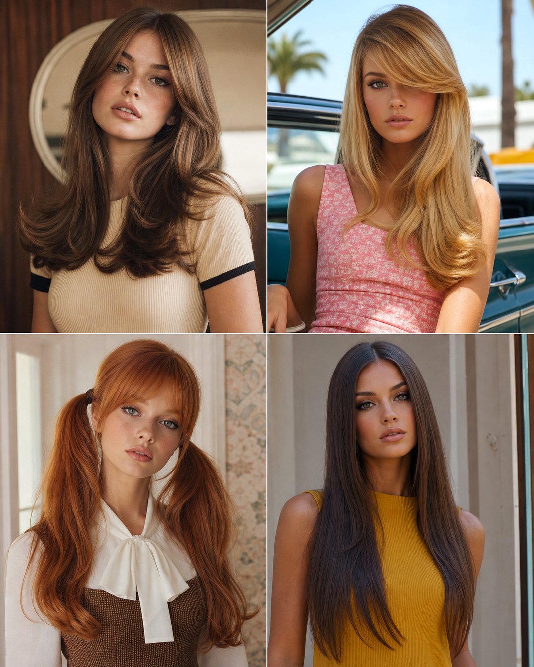25 Gorgeous 60s Hairstyles Women Long Hair Will Love
