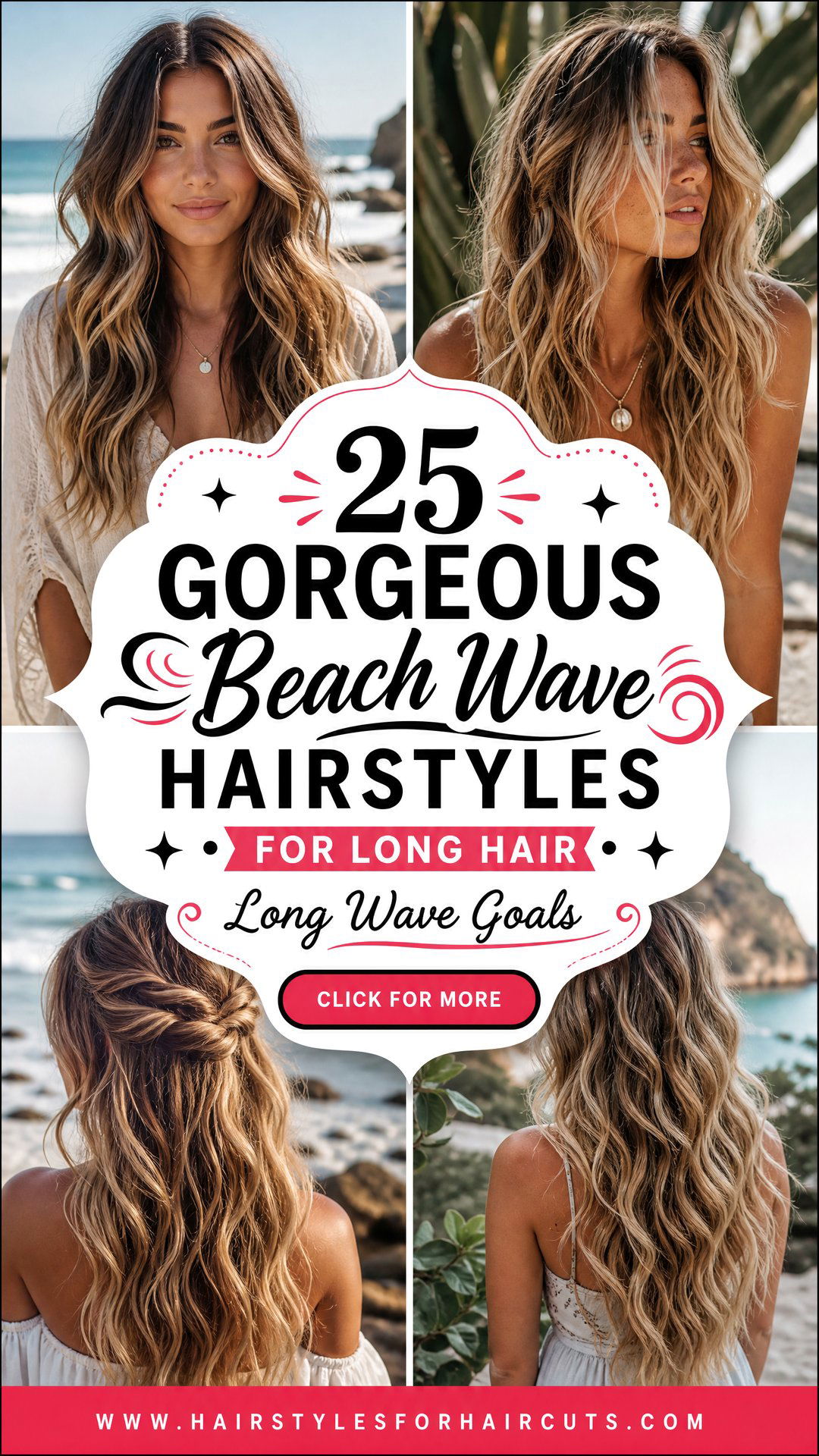 25 Gorgeous Beach Wave Hairstyles for Long Hair - 25 Gorgeous Beach Wave Hairstyles for Long Hair