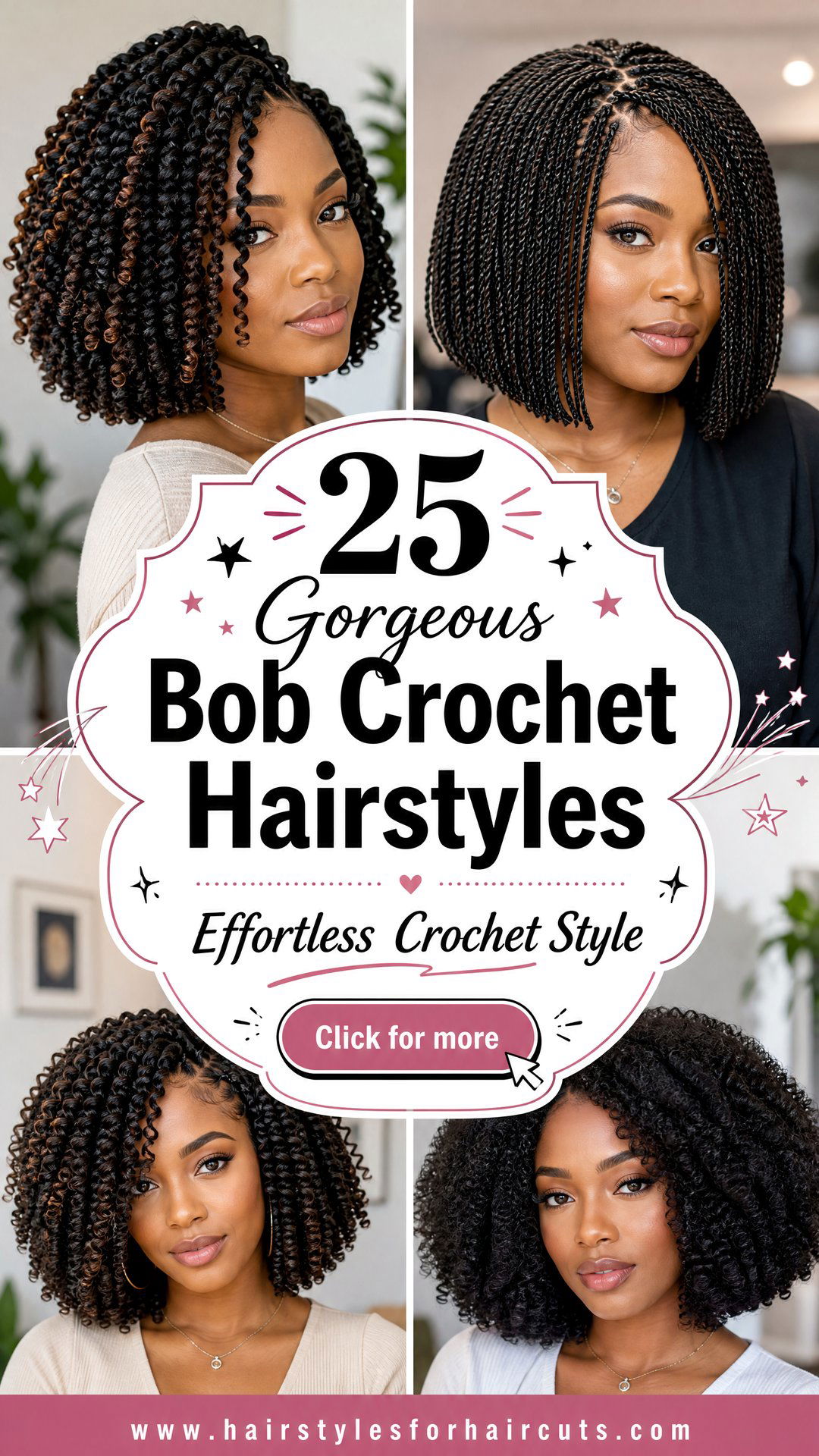 25 Gorgeous Bob Crochet Hairstyles for Effortless Style - 25 Gorgeous Bob Crochet Hairstyles for Effortless Style