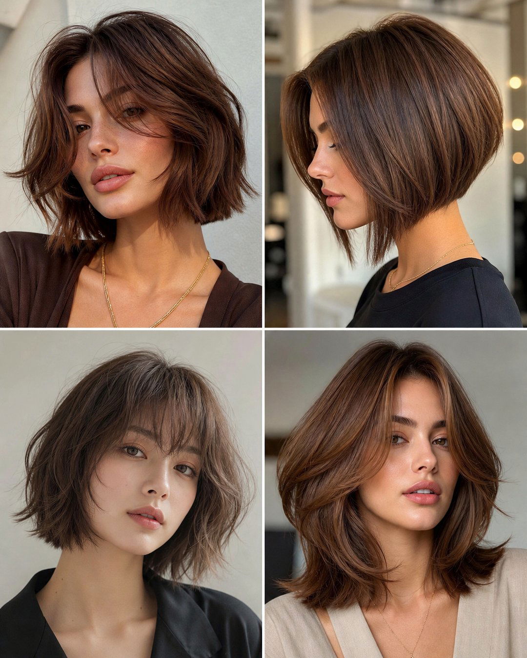 25 Gorgeous Bob Haircuts for Brown Hair to Try Now