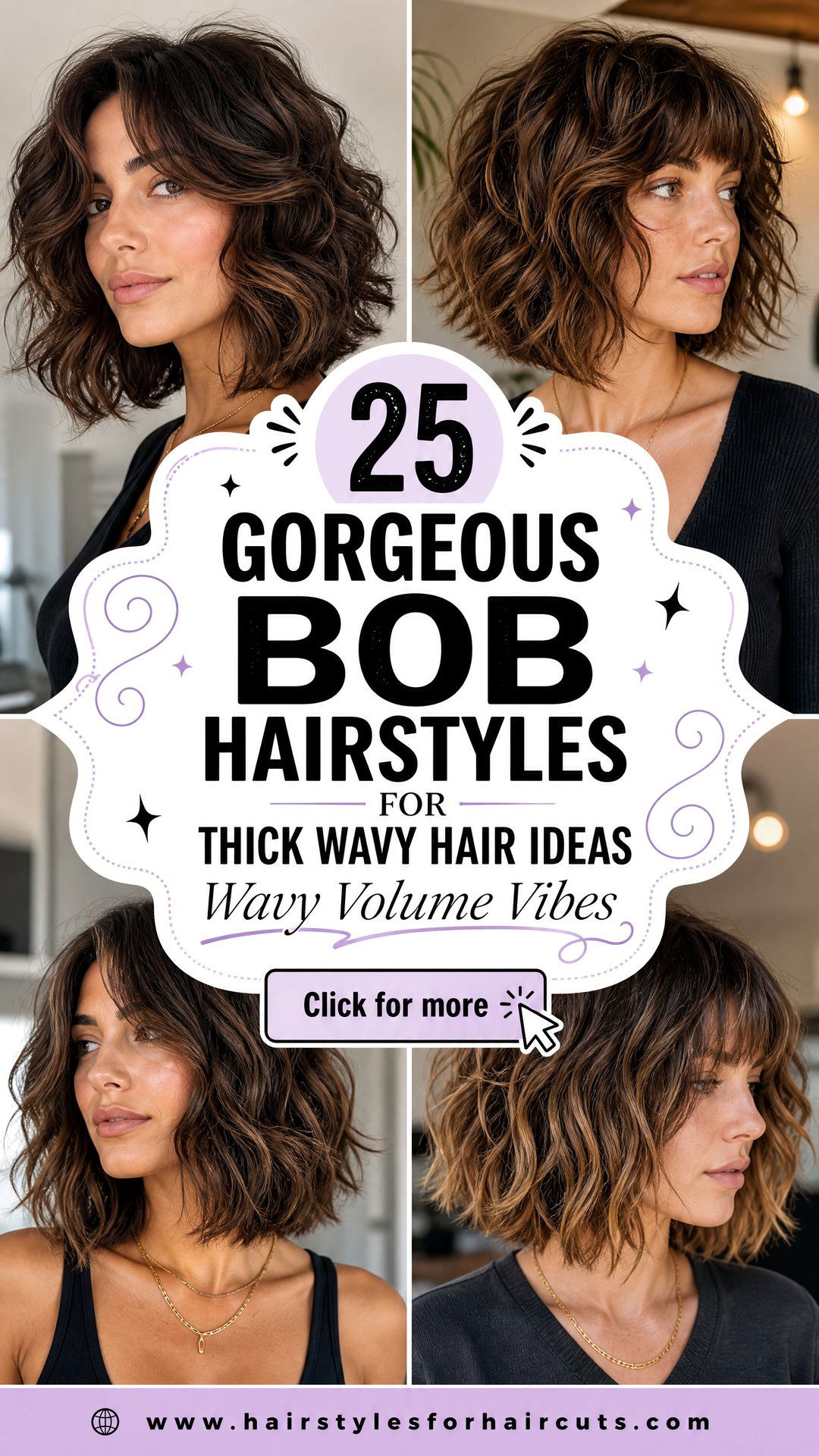 25 Gorgeous Bob Hairstyles for Thick Wavy Hair Ideas - 25 Gorgeous Bob Hairstyles for Thick Wavy Hair Ideas