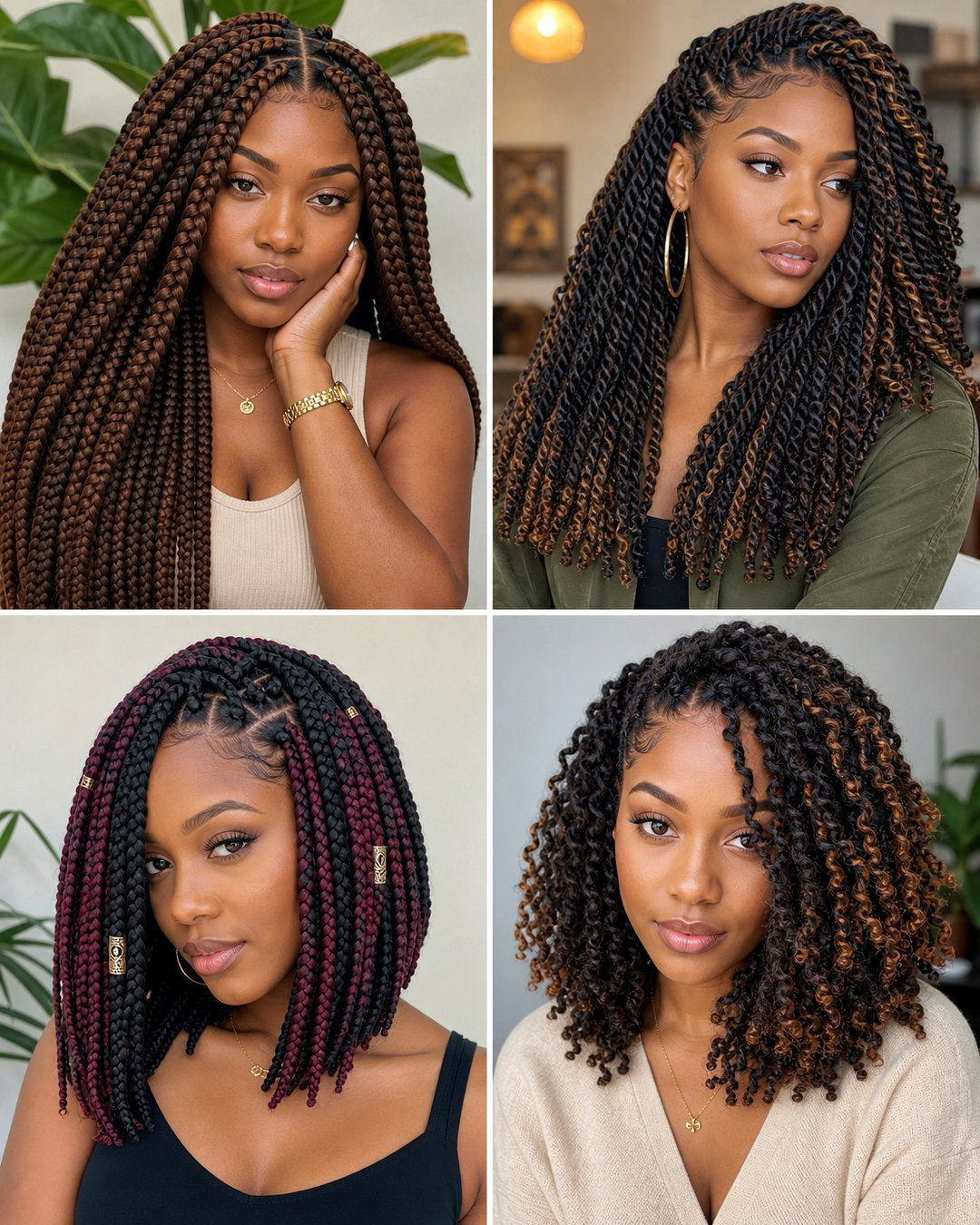 25 Gorgeous Braid Crochet Hairstyles to Try Today