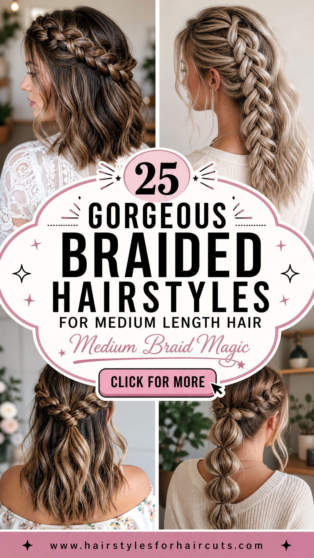25 Gorgeous Braided Hairstyles for Medium Length Hair - 25 Gorgeous Braided Hairstyles for Medium Length Hair