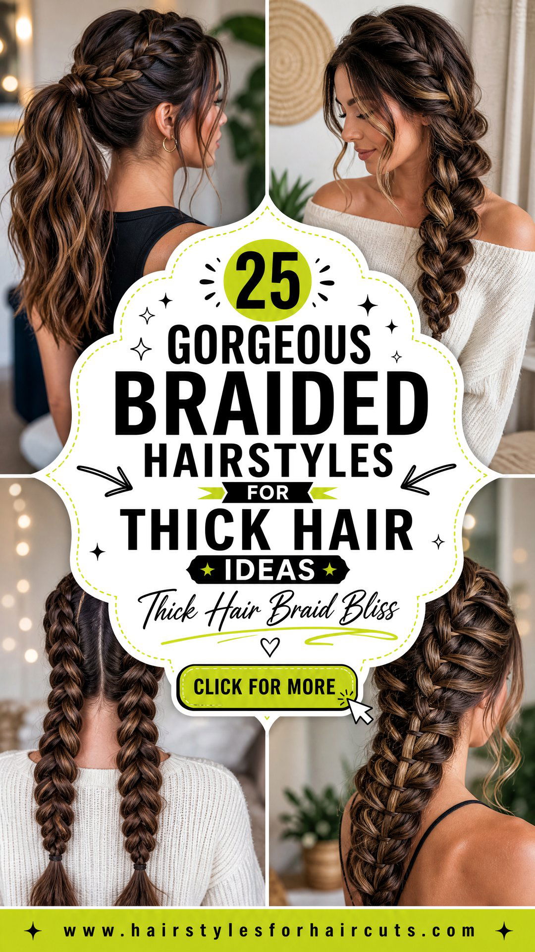 25 Gorgeous Braided Hairstyles for Thick Hair Ideas - 25 Gorgeous Braided Hairstyles for Thick Hair Ideas