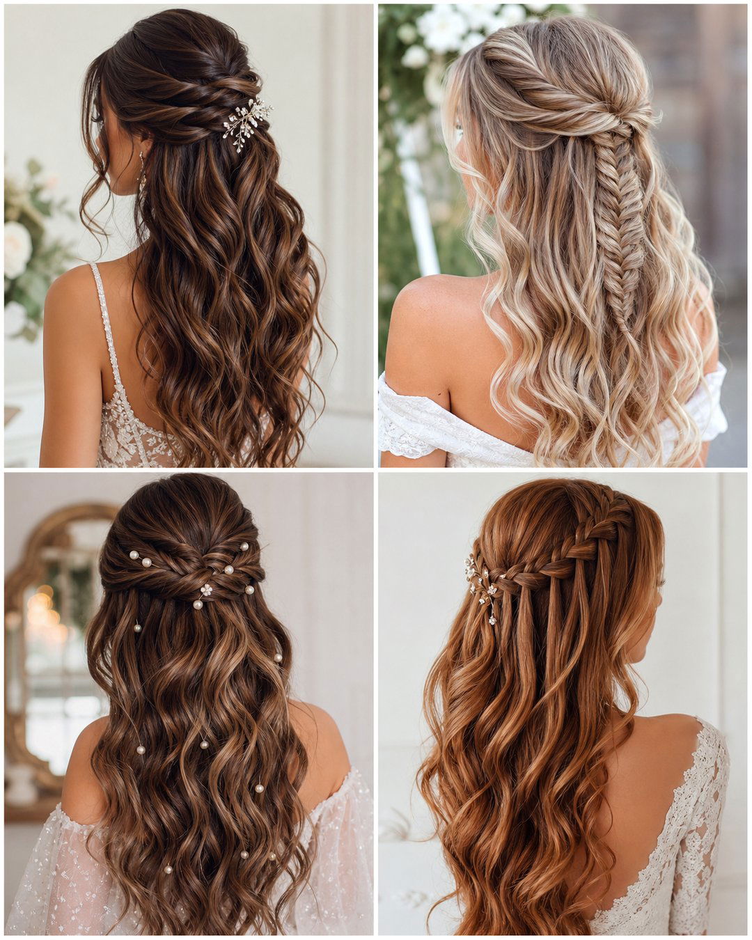 25 Gorgeous Bridal Hairstyles Half Up for Your Wedding Day