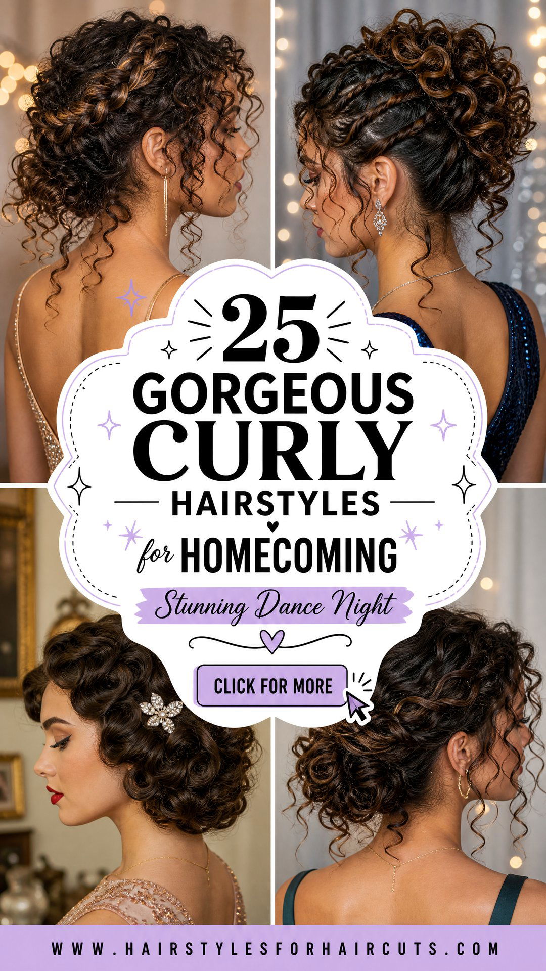25 Gorgeous Curly Hairstyles for Homecoming Night - 25 Gorgeous Curly Hairstyles for Homecoming Night