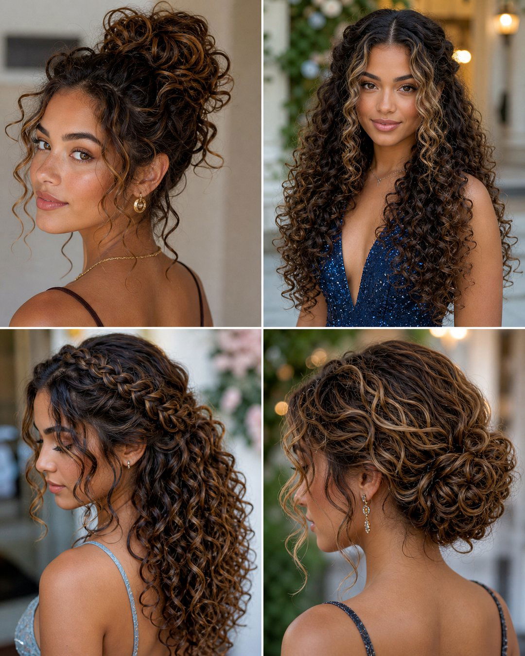 25 Gorgeous Curly Hairstyles for Homecoming Night