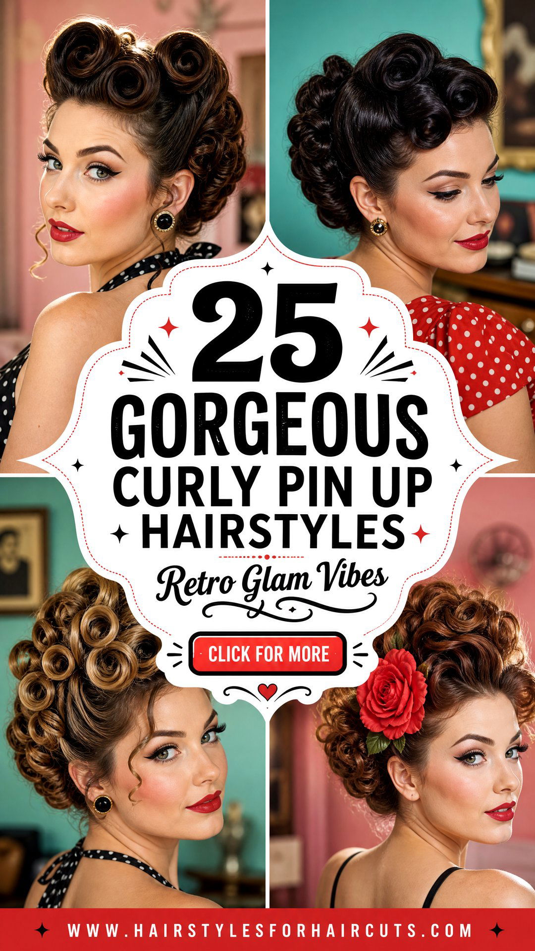 25 Gorgeous Curly Pin Up Hairstyles for Black Hair - 25 Gorgeous Curly Pin Up Hairstyles for Black Hair