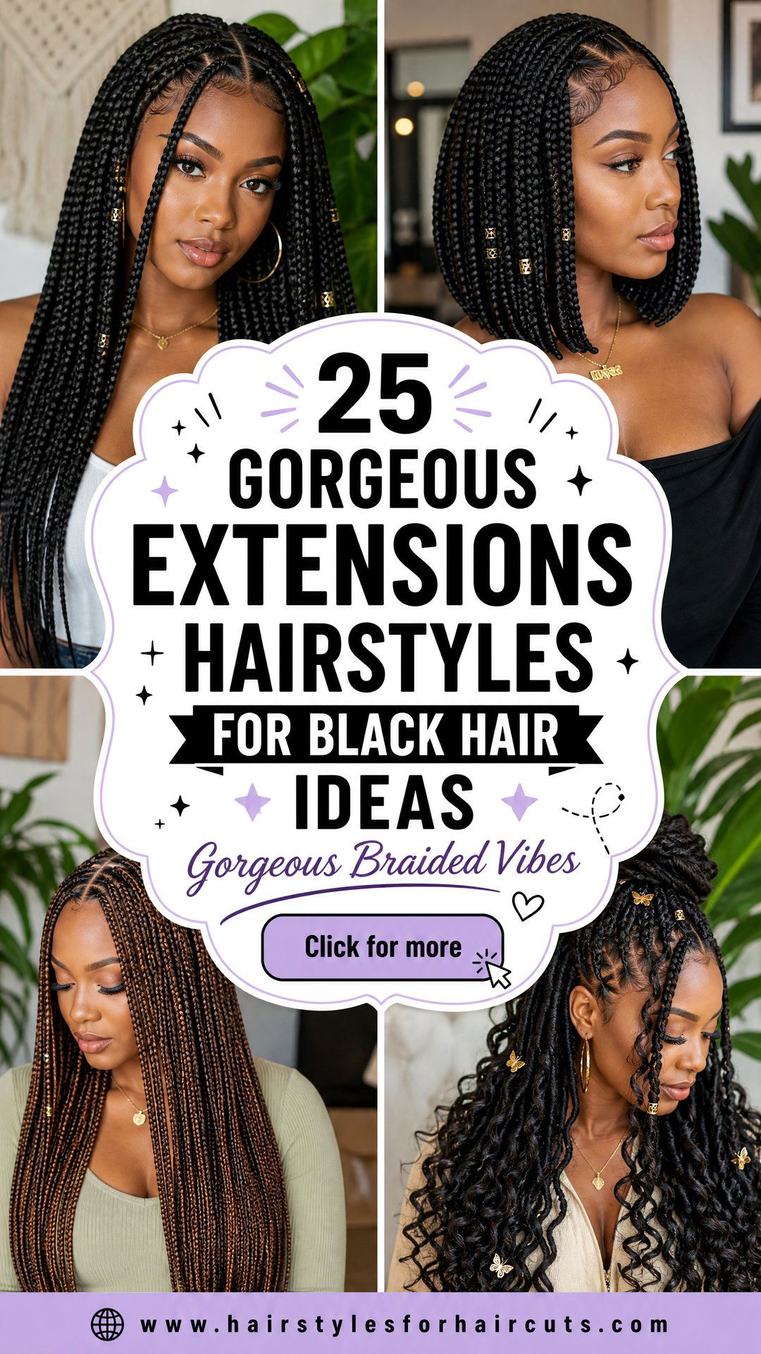 25 Gorgeous Extensions Hairstyles for Black Hair - 25 Gorgeous Extensions Hairstyles for Black Hair