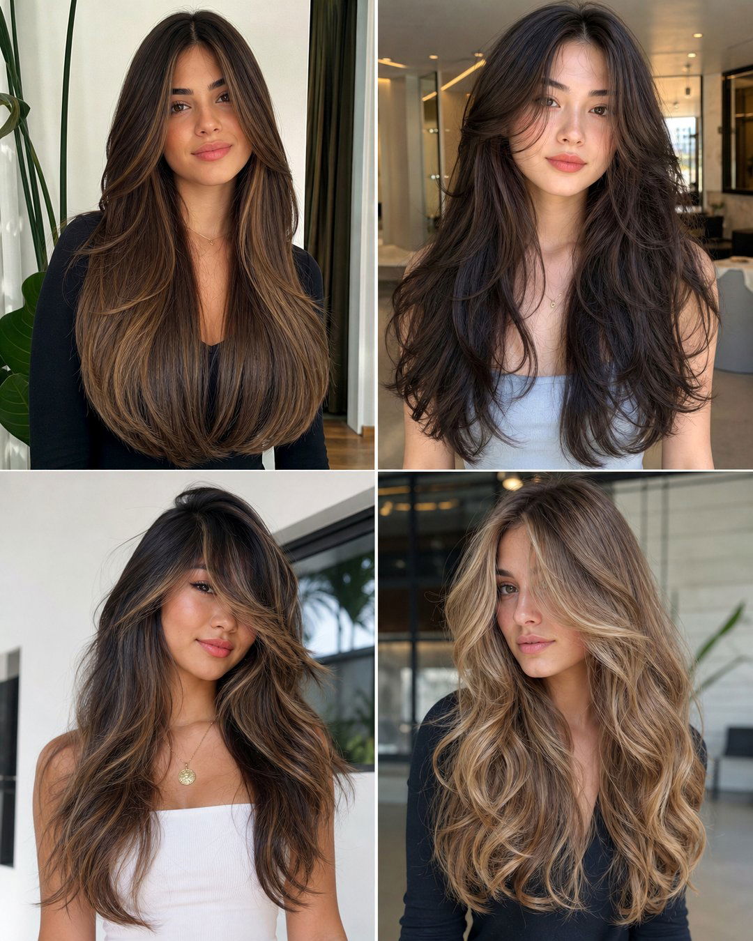 25 Gorgeous Haircuts for Long Thick Hair Women