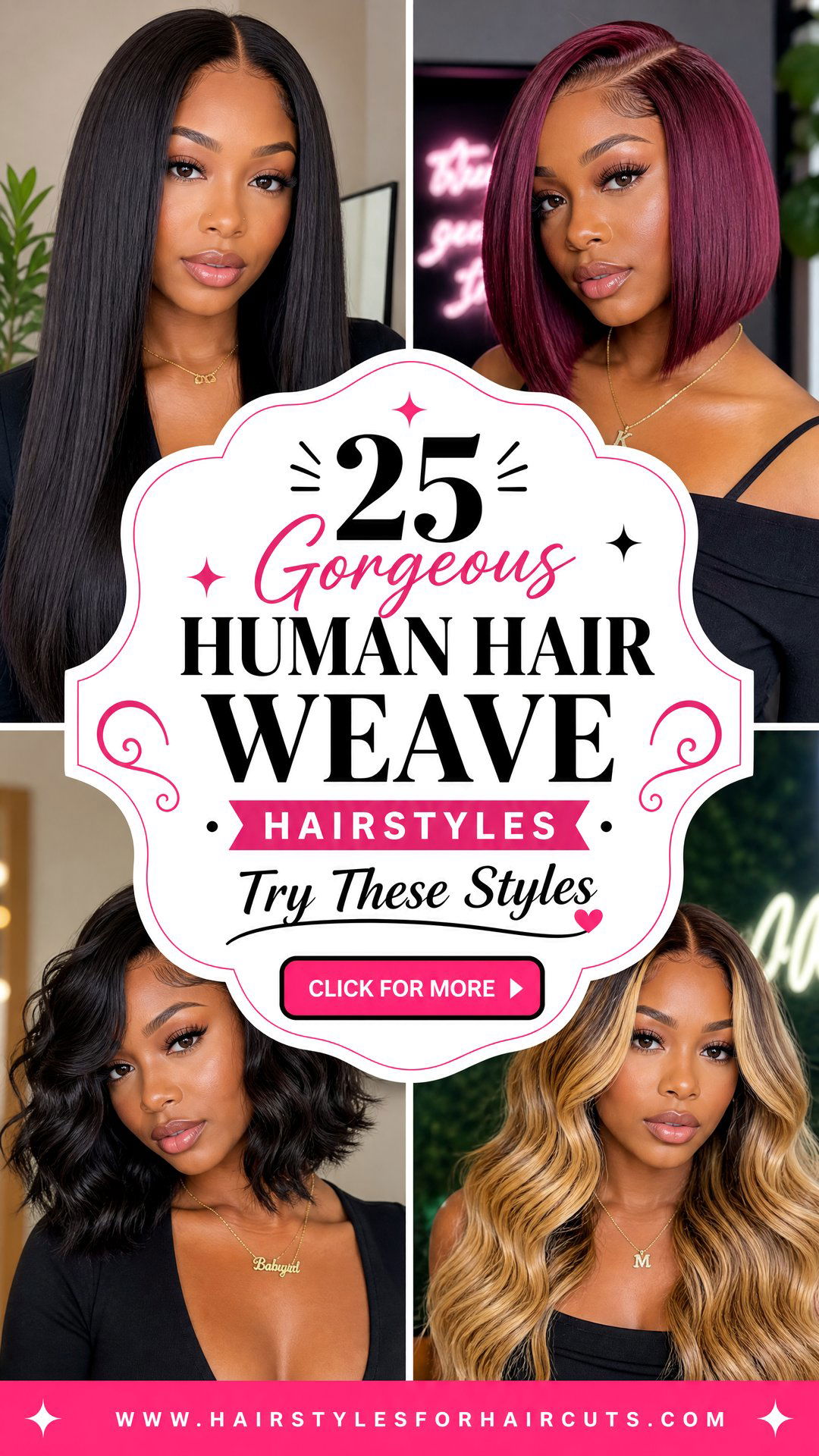 25 Gorgeous Human Hair Weave Hairstyles to Try - 25 Gorgeous Human Hair Weave Hairstyles to Try