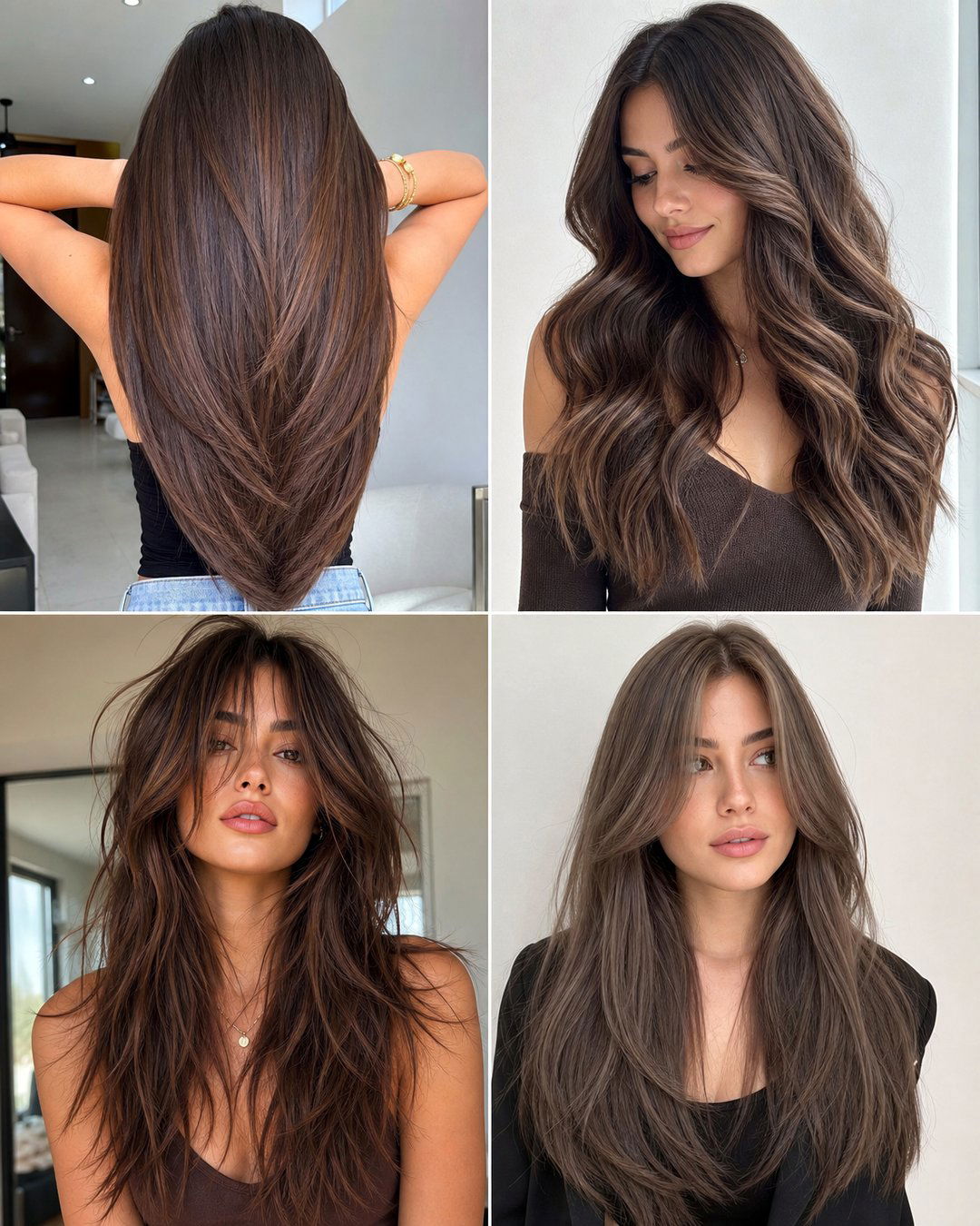 25 Gorgeous Long Brown Haircuts to Inspire Your Look