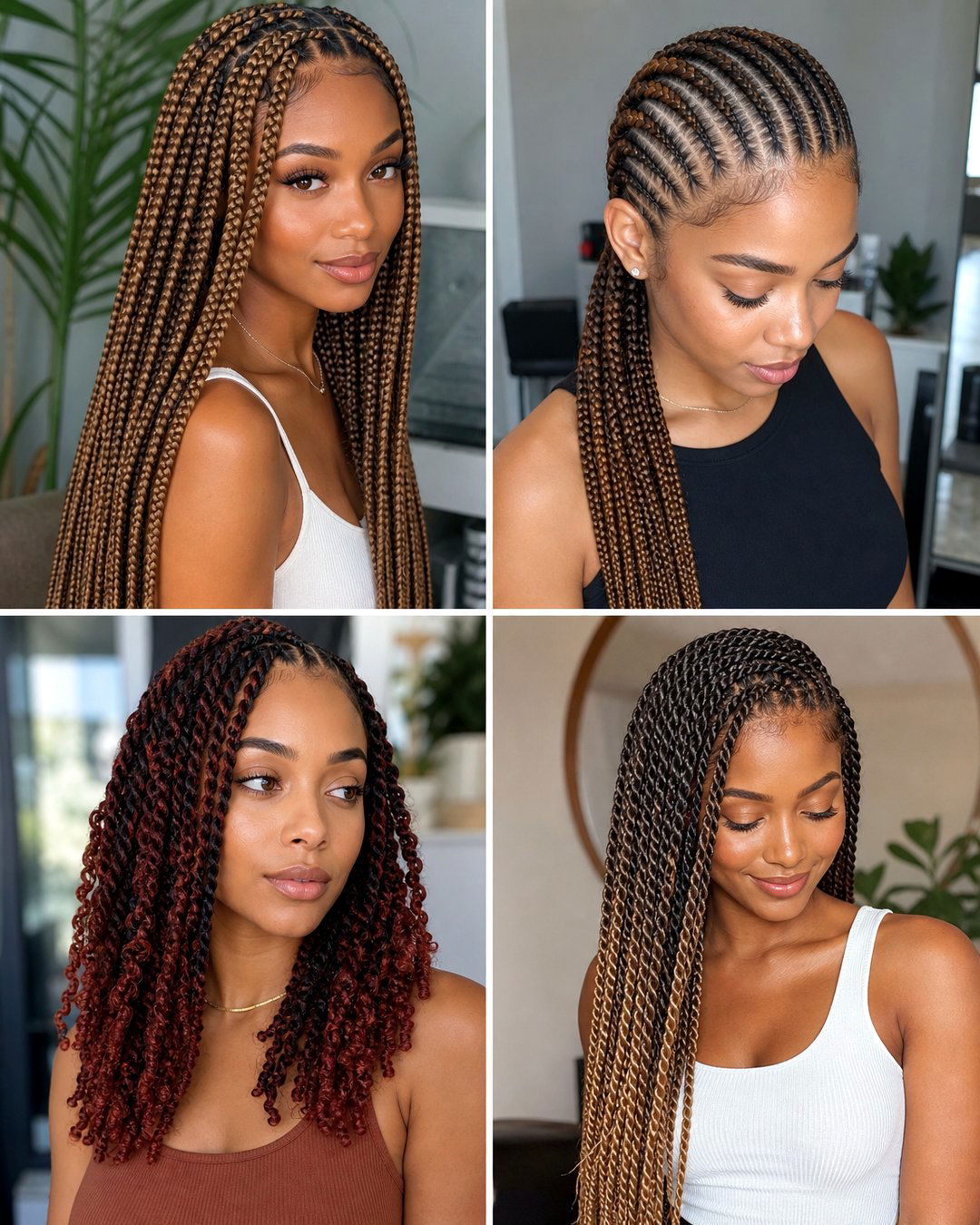 25 Gorgeous Medium Braid Hairstyles for Black Hair