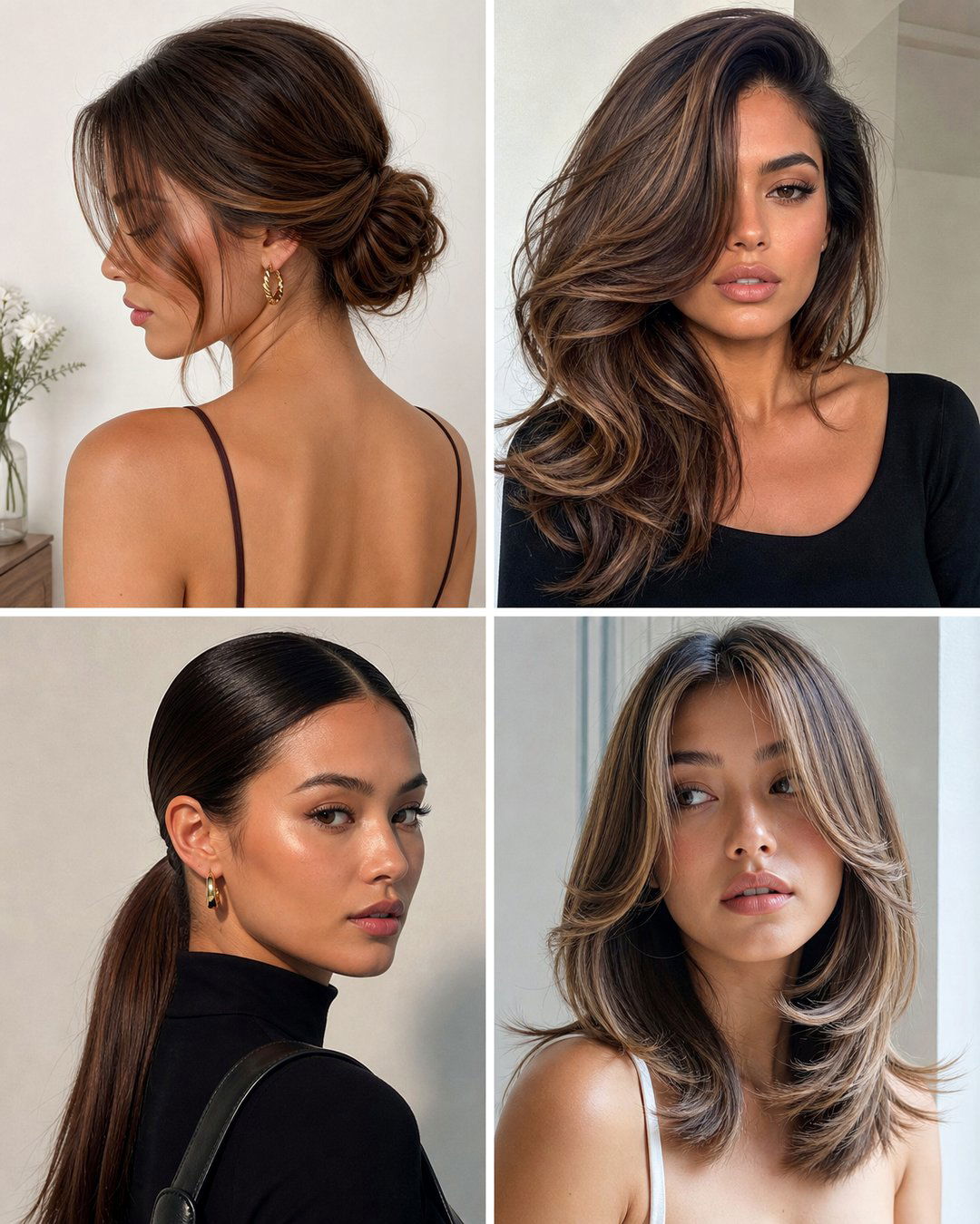 25 Gorgeous Naturally Straight Hairstyles to Try