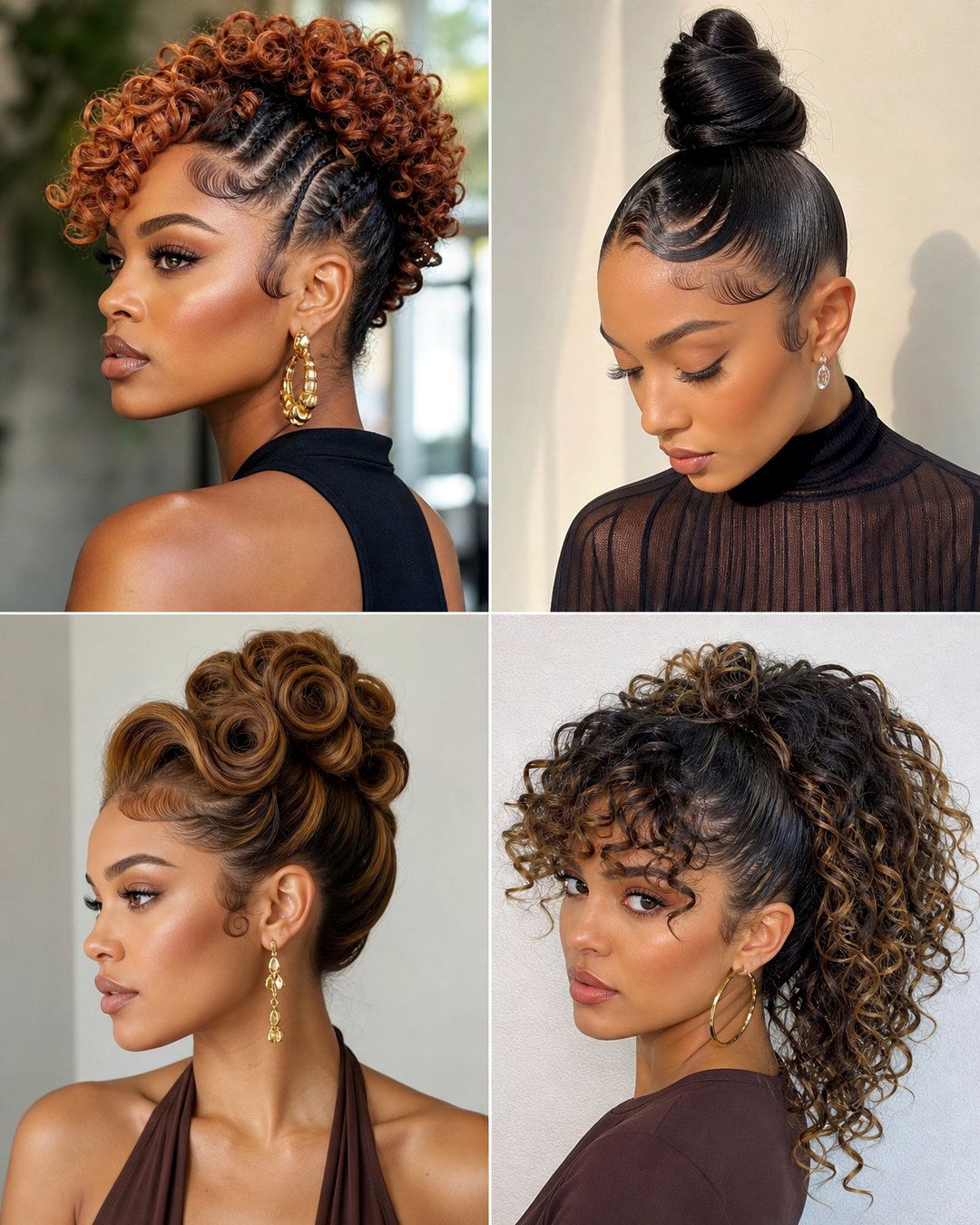 25 Gorgeous Pin Up Hairstyles for Black Women to Rock