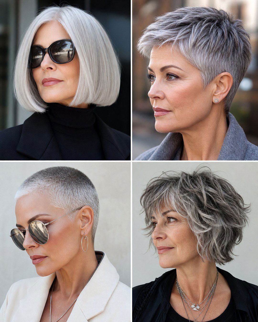 25 Gorgeous Short Haircuts for Gray Hair to Try in 2025