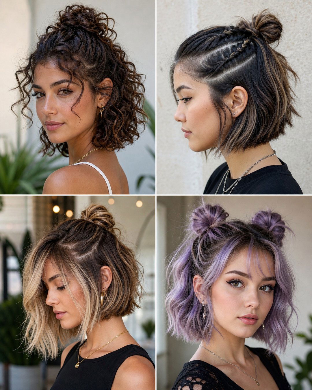 25 Gorgeous Short Hairstyles Half Up Ideas to Try