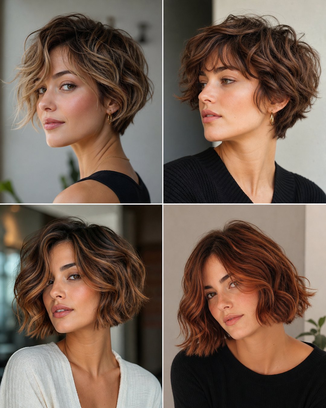 25 Gorgeous Short Hairstyles for Wavy Hair Women