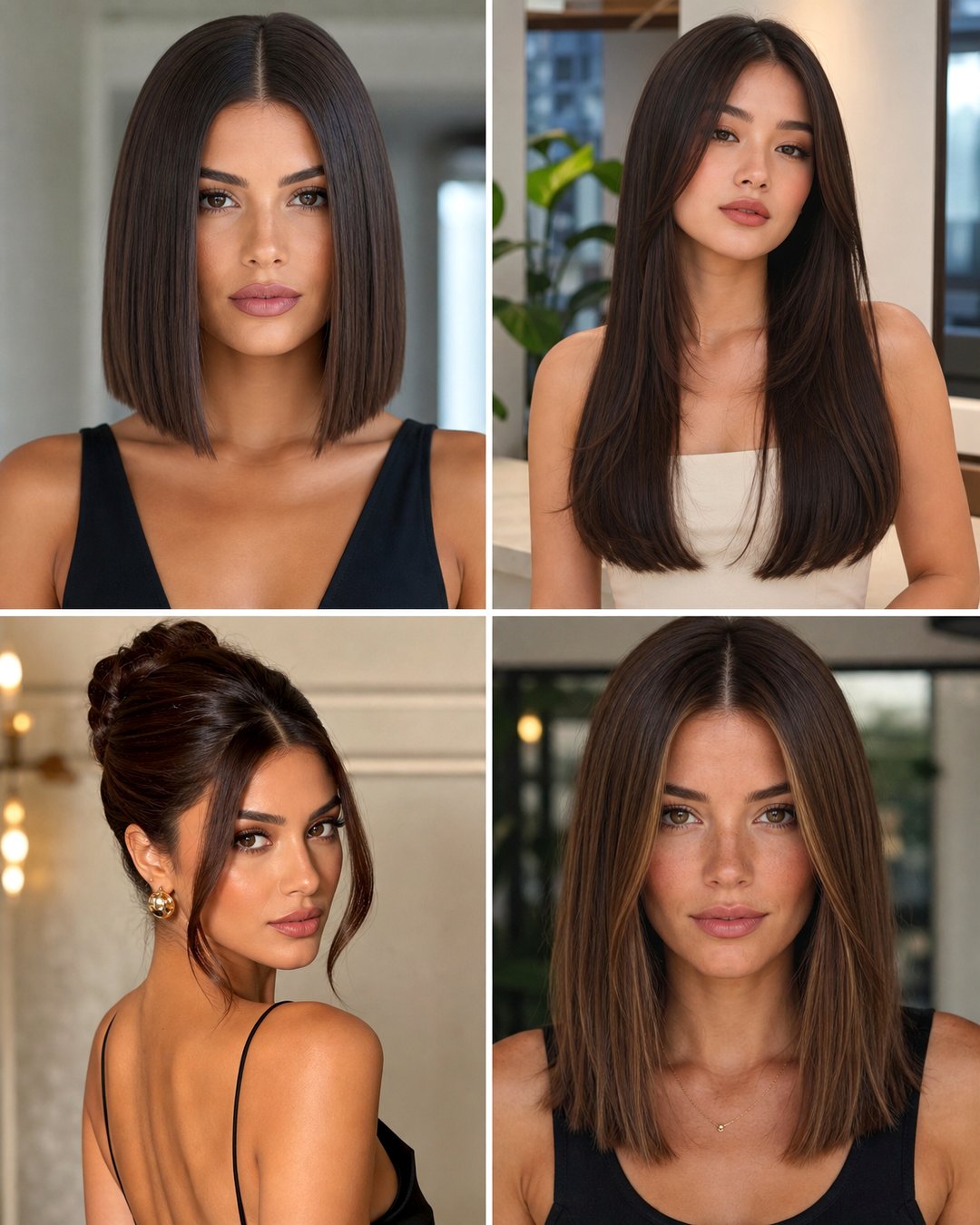 25 Gorgeous Straight Hair Frontal Hairstyles Ideas