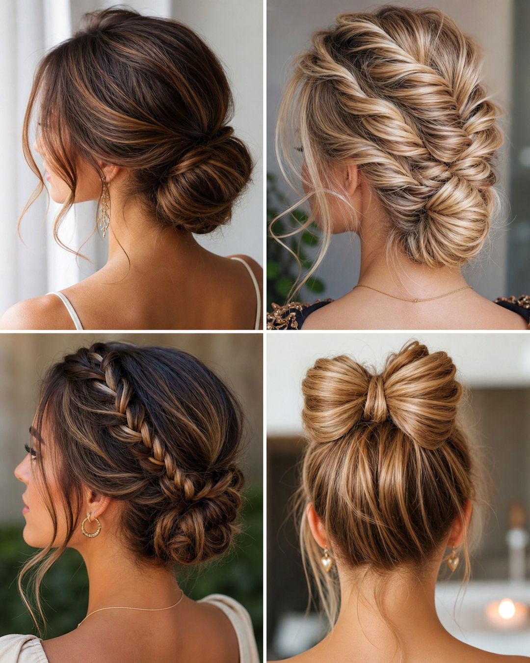 25 Gorgeous Updo Hairstyles for Medium Hair