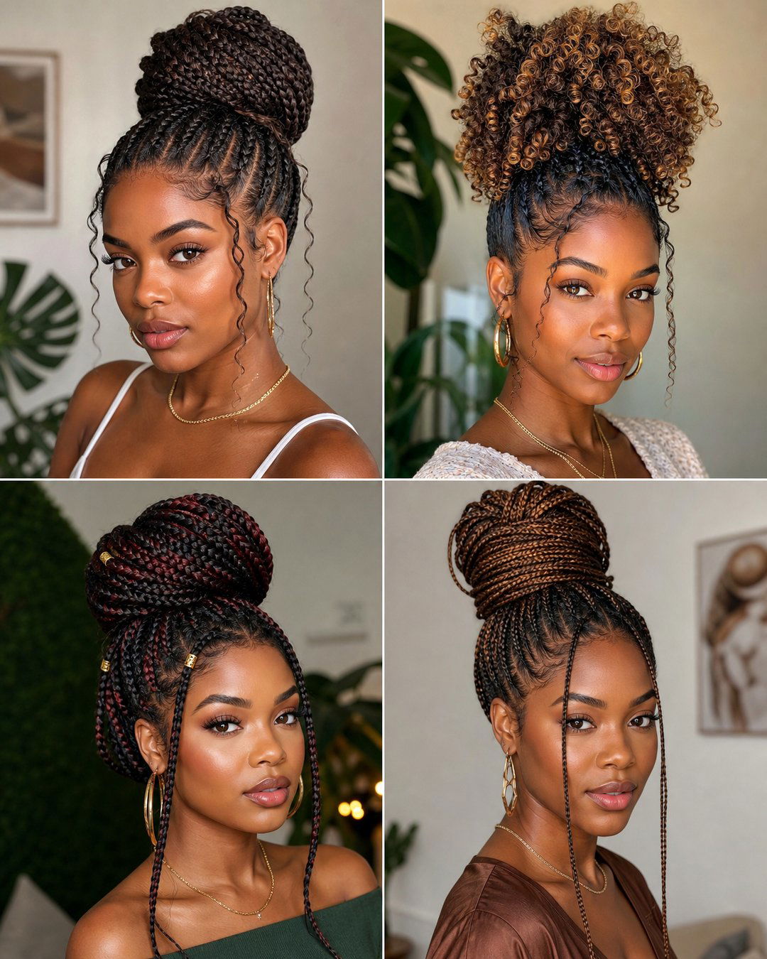 25 Gorgeous Updo Hairstyles for Natural Hair Inspiration
