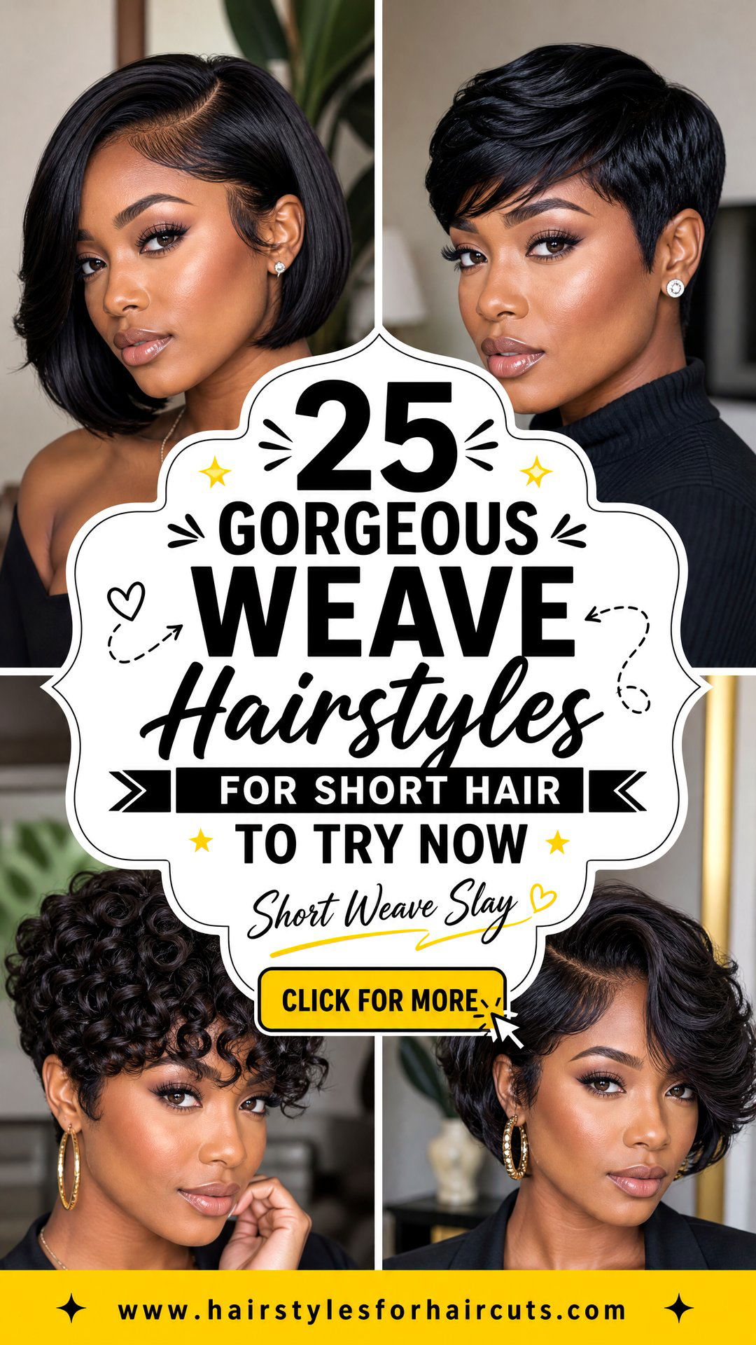 25 Gorgeous Weave Hairstyles for Short Hair to Try Now - 25 Gorgeous Weave Hairstyles for Short Hair to Try Now