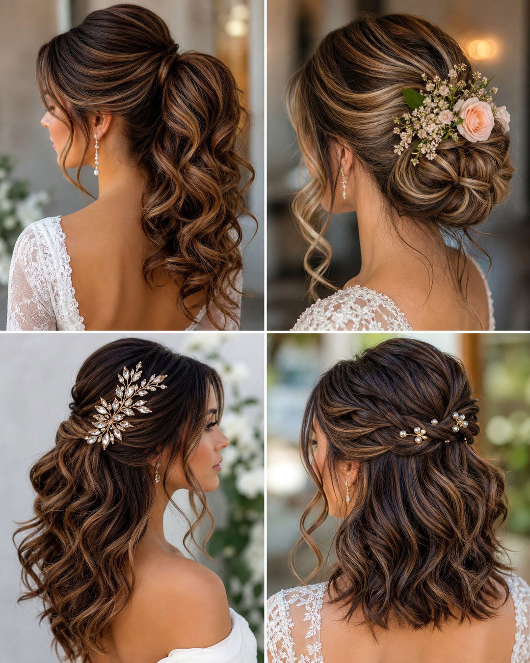 25 Gorgeous Wedding Hairstyles Shoulder Length Hair