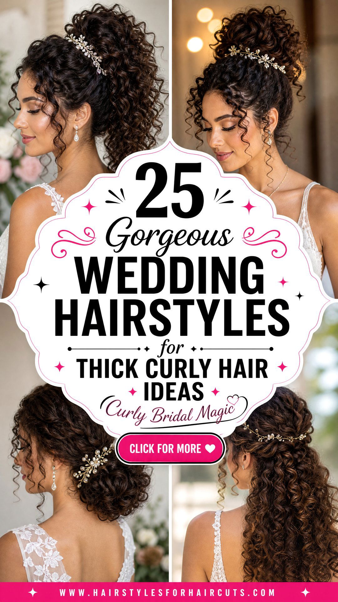 25 Gorgeous Wedding Hairstyles for Thick Curly Hair - 25 Gorgeous Wedding Hairstyles for Thick Curly Hair