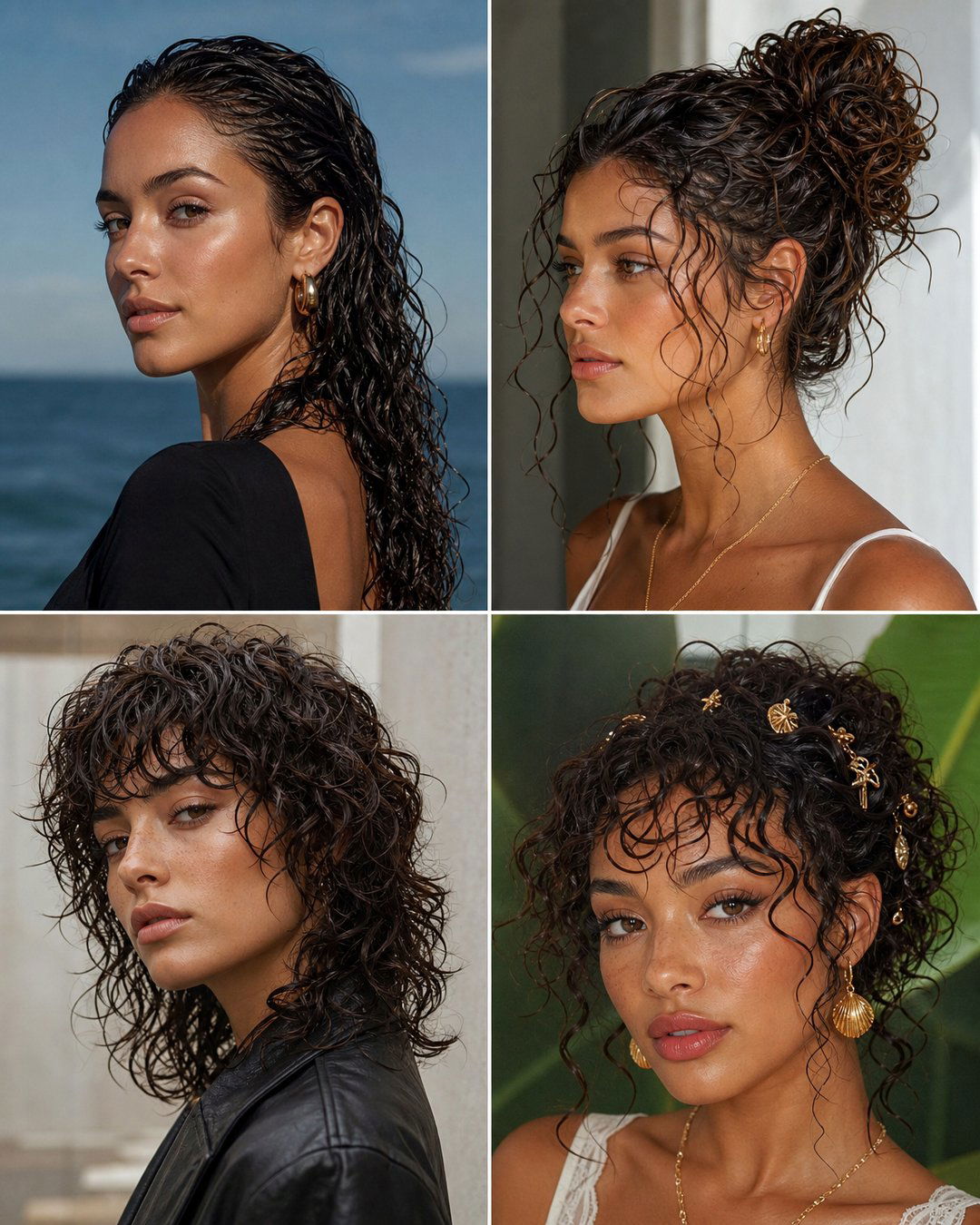25 Gorgeous Wet Curly Hairstyles to Try Today