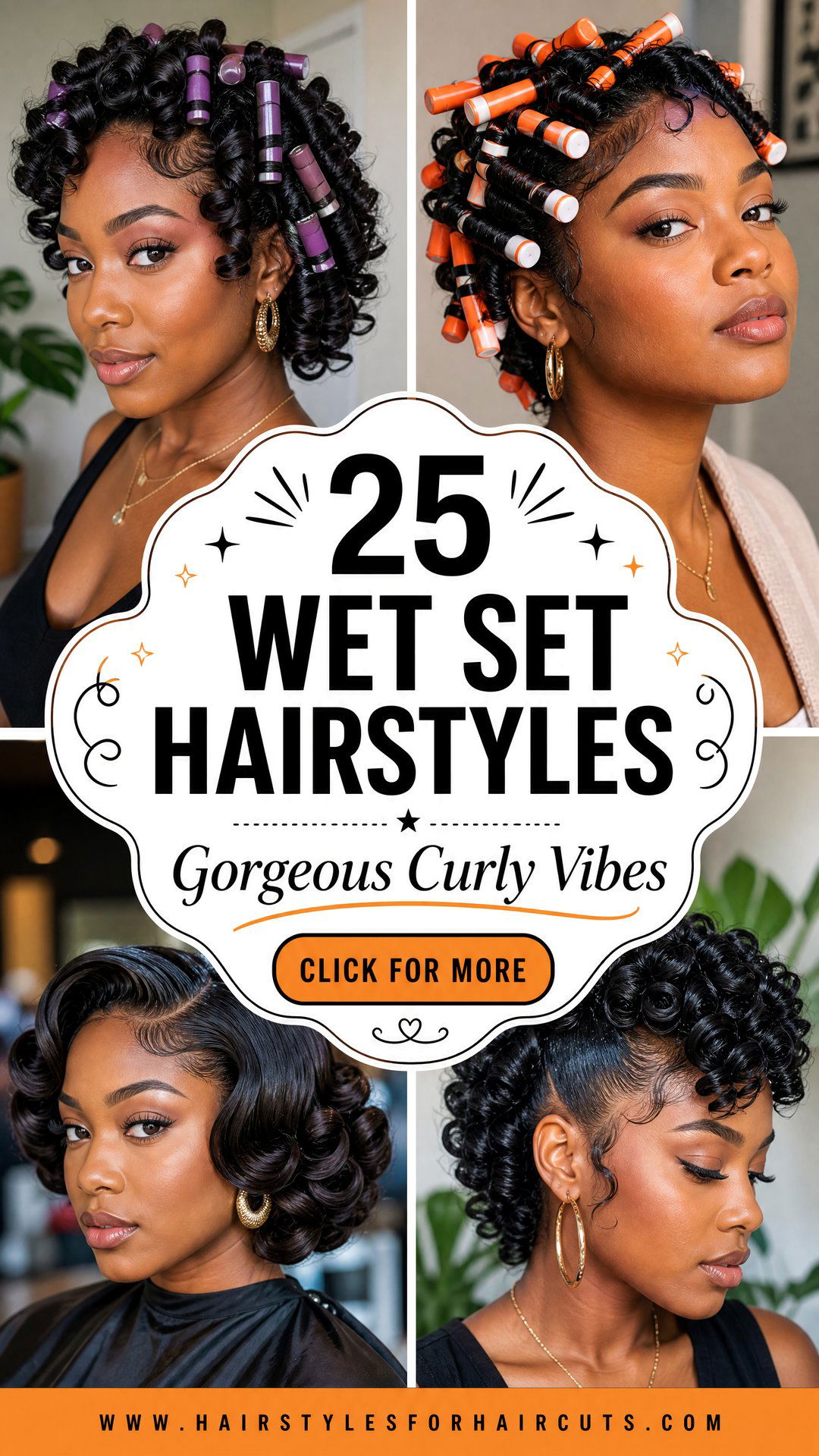 25 Gorgeous Wet Set Hairstyles for Black Hair - 25 Gorgeous Wet Set Hairstyles for Black Hair