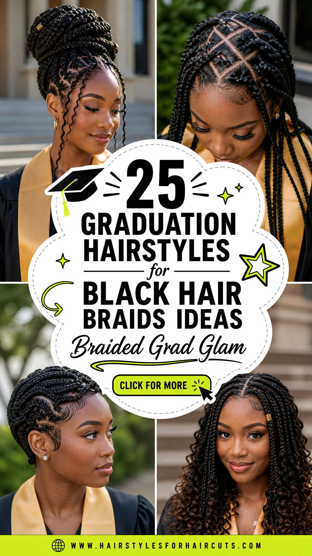 25 Graduation Hairstyles for Black Hair Braids Ideas - 25 Graduation Hairstyles for Black Hair Braids Ideas