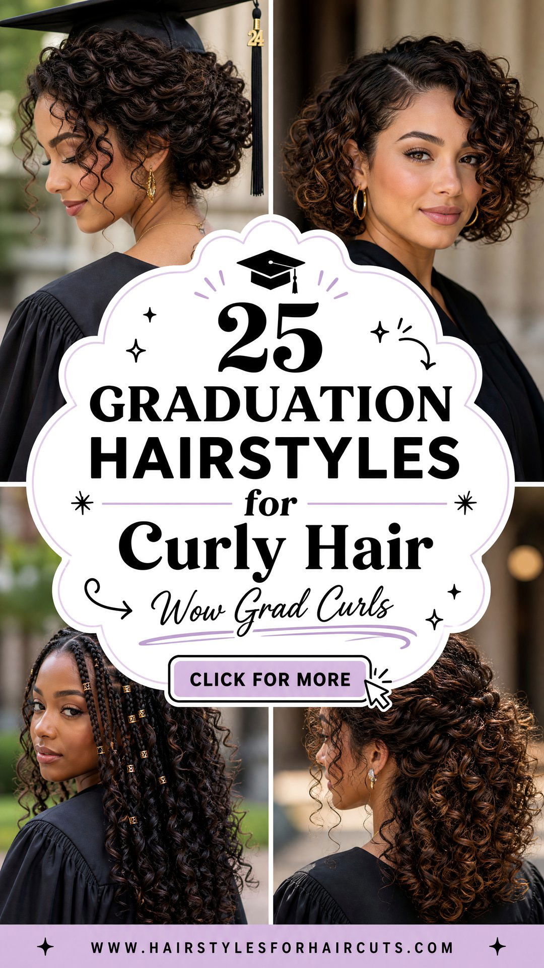 25 Graduation Hairstyles for Curly Hair to Wow In - 25 Graduation Hairstyles for Curly Hair to Wow In