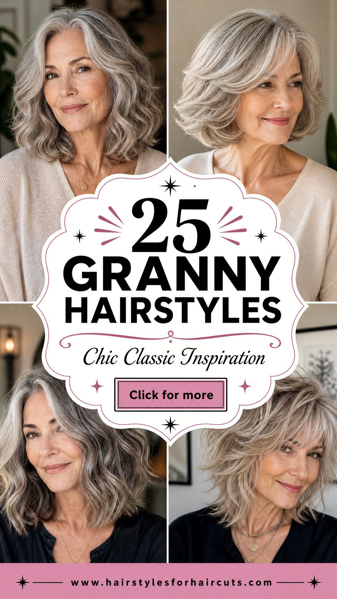 25 Granny Hairstyles Chic and Classic Styles to Inspire You - 25 Granny Hairstyles: Chic & Classic Styles to Inspire You