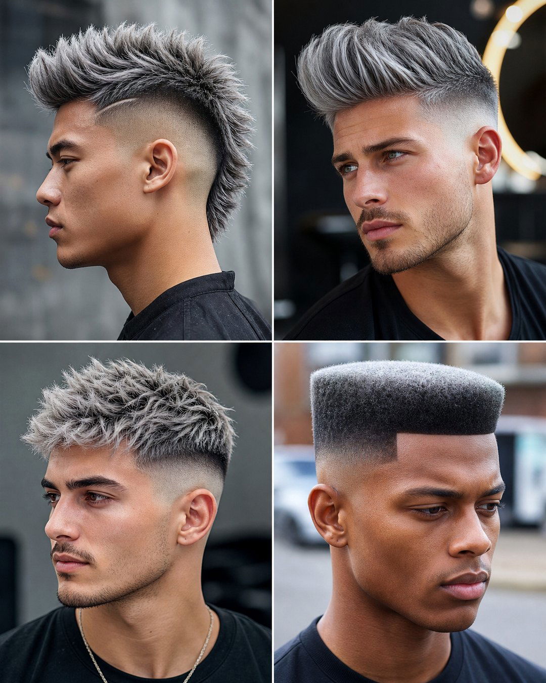 25 Gray Hair Fade Haircuts Bold and Modern Styles for Men